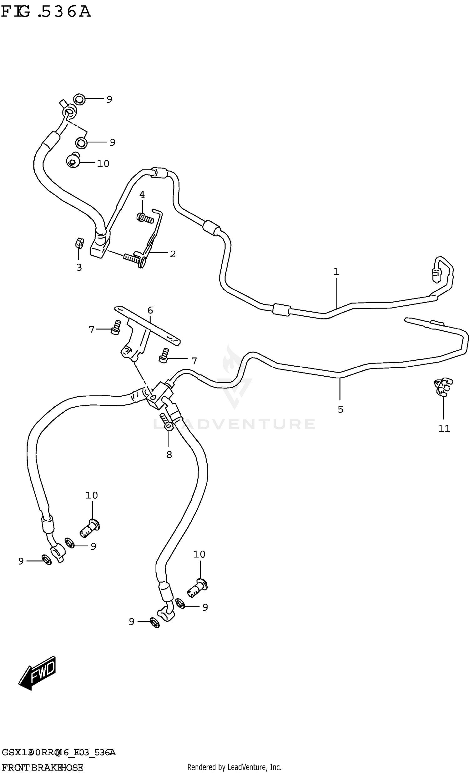 FRONT BRAKE HOSE