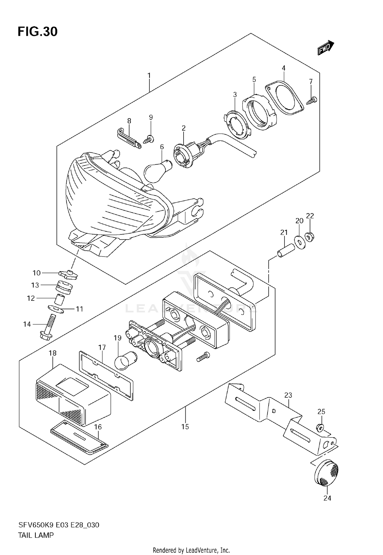 REAR COMBINATION LAMP