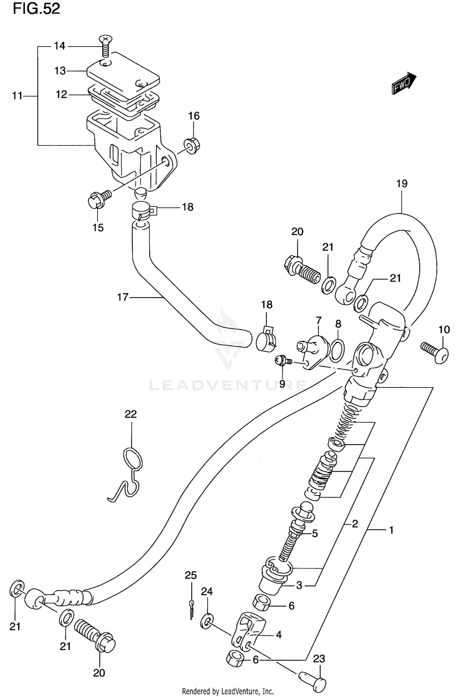 REAR MASTER CYLINDER