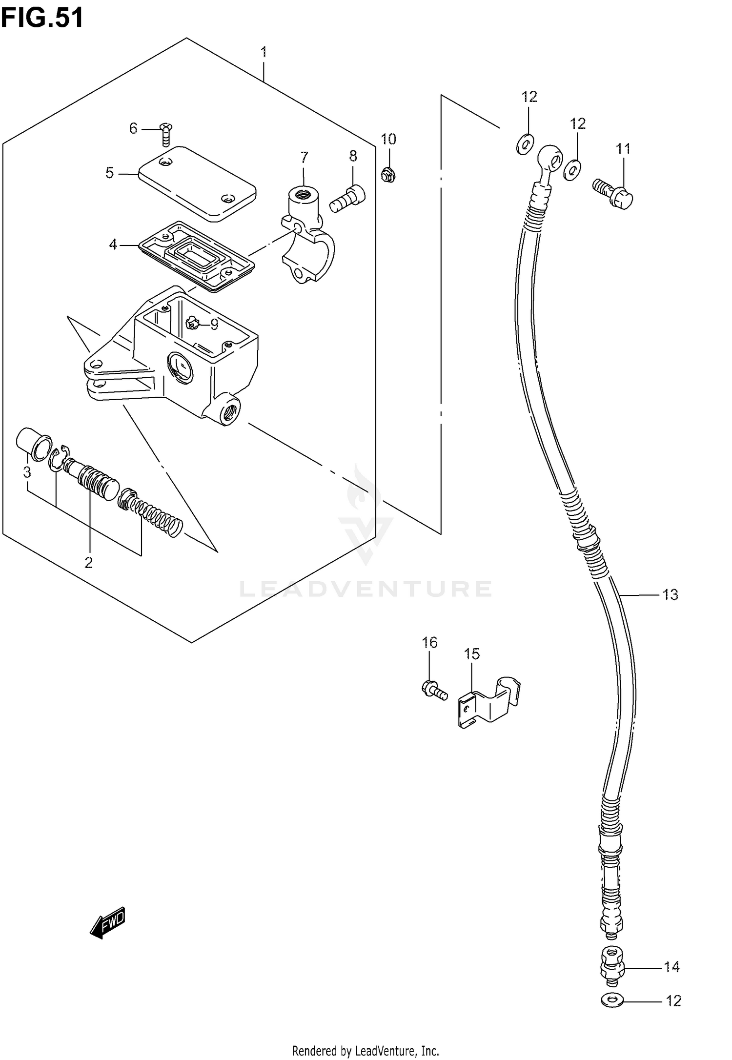 FRONT MASTER CYLINDER