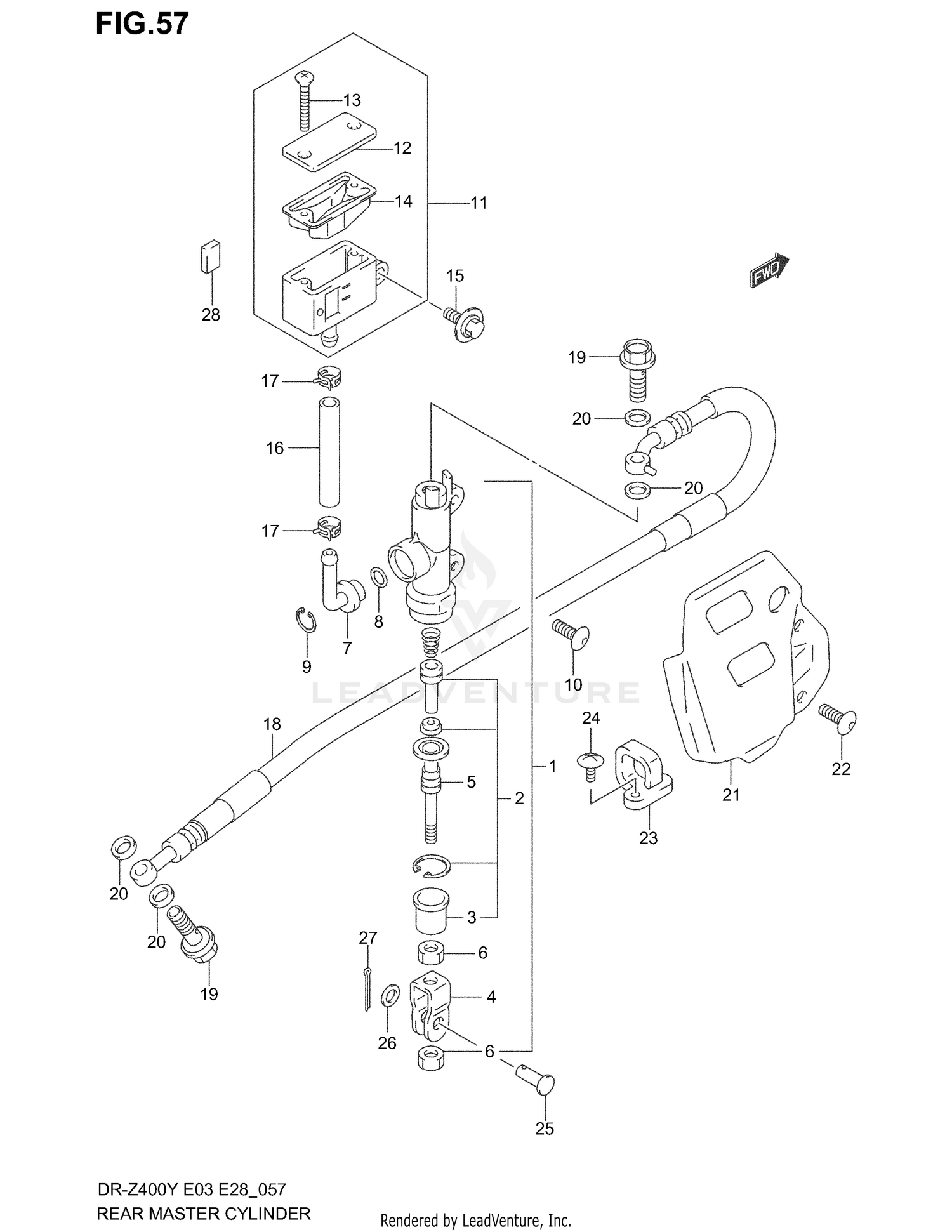 REAR MASTER CYLINDER