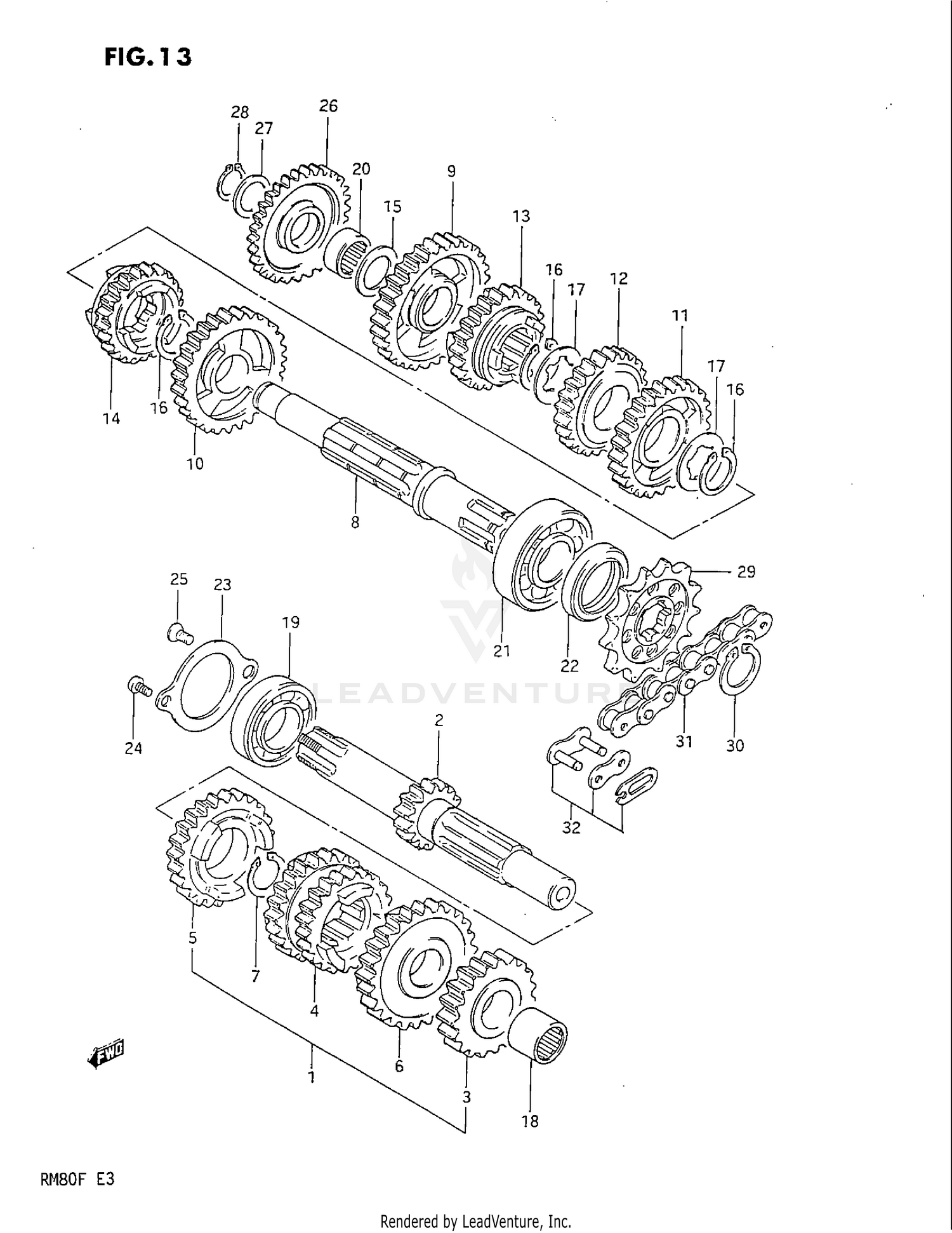 TRANSMISSION (MODEL D)