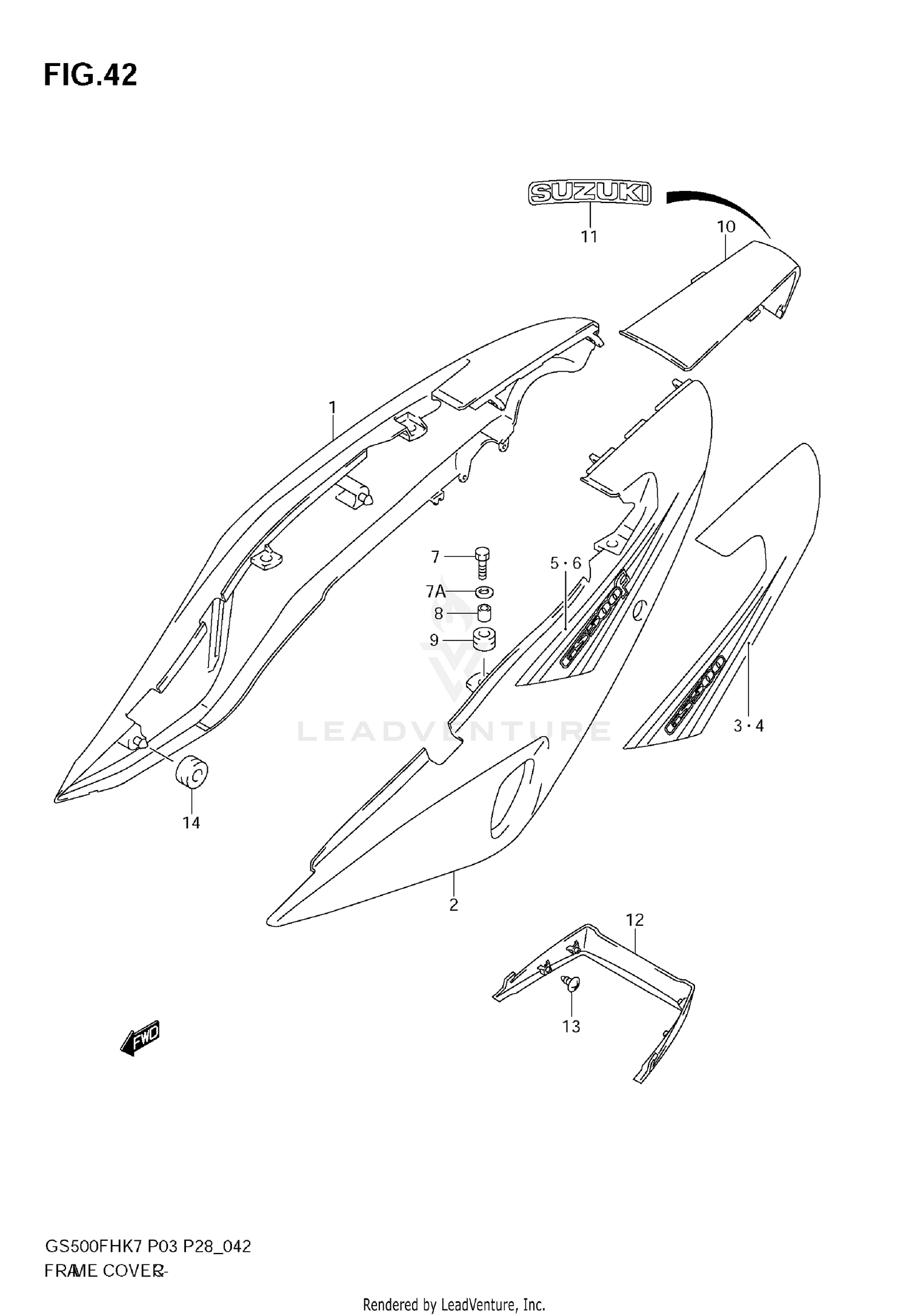 FRAME COVER (MODEL K7)