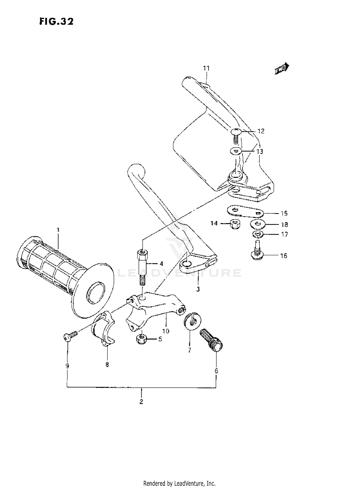 LEFT KNUCKLE COVER (K/L/M)