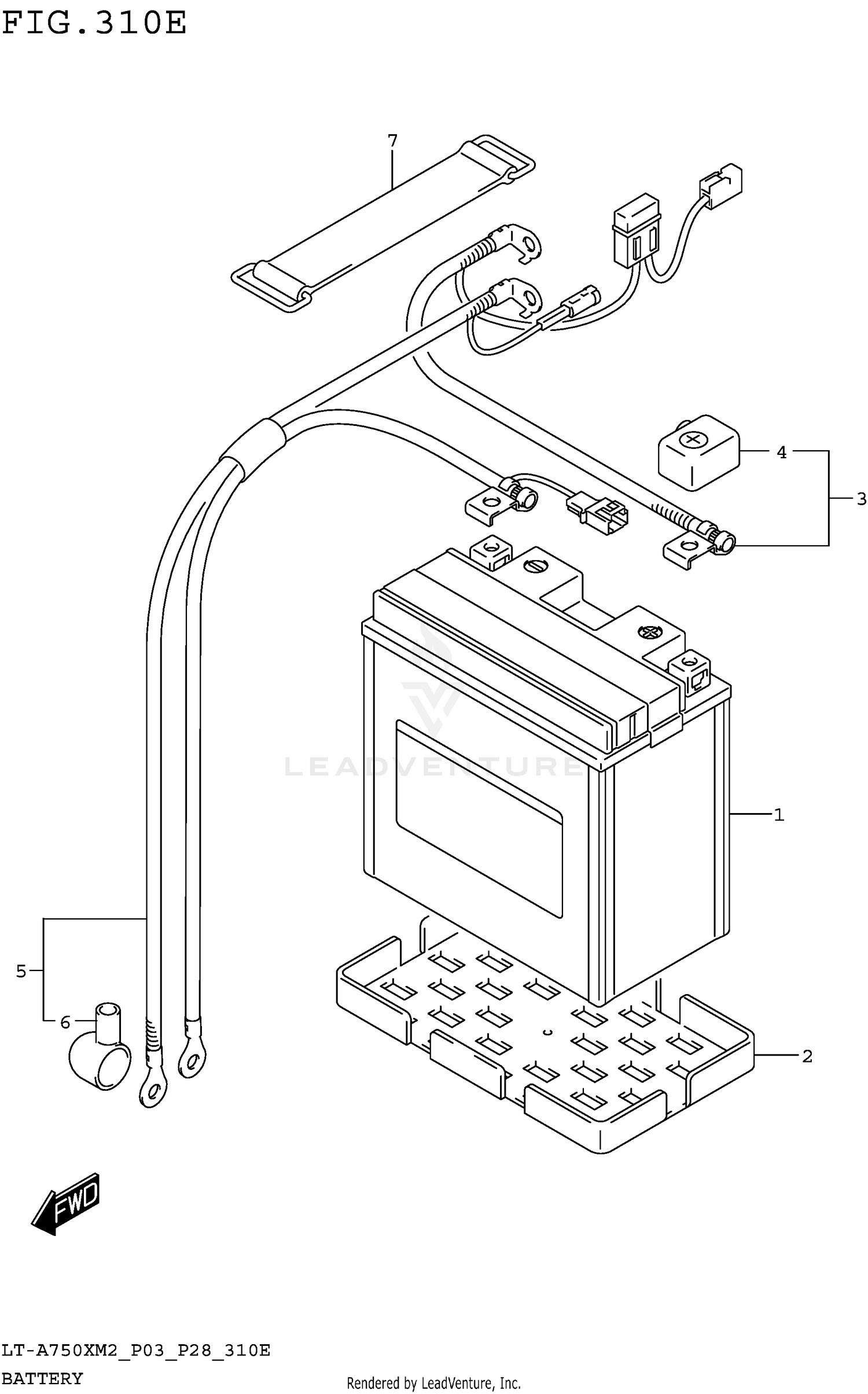BATTERY (LT-A750XPM2 P28)