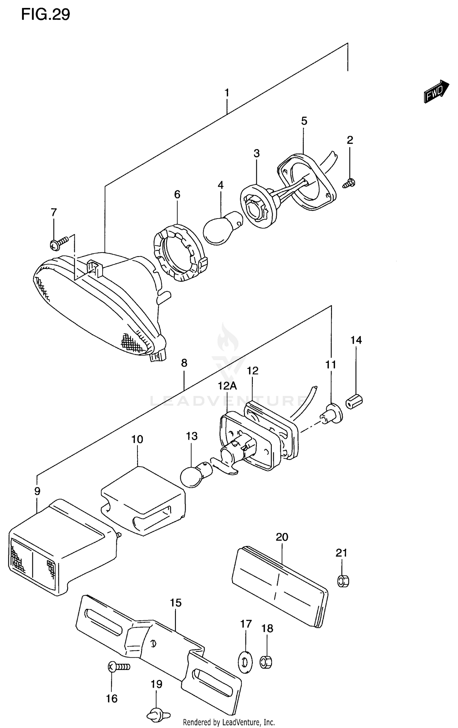 REAR COMBINATION LAMP