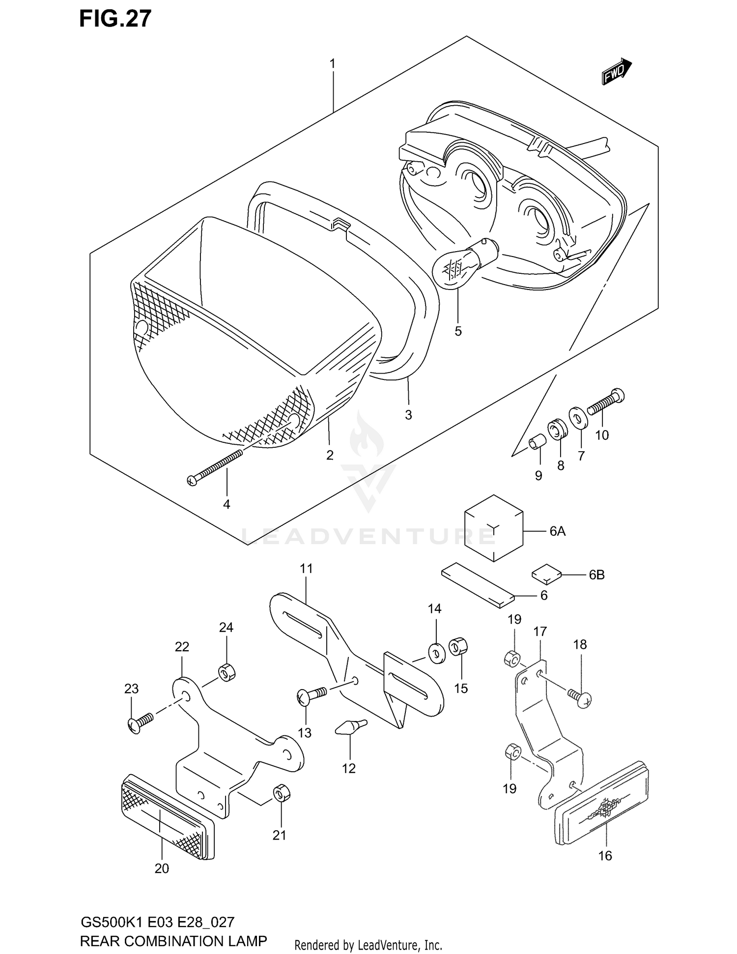 REAR COMBINATION LAMP