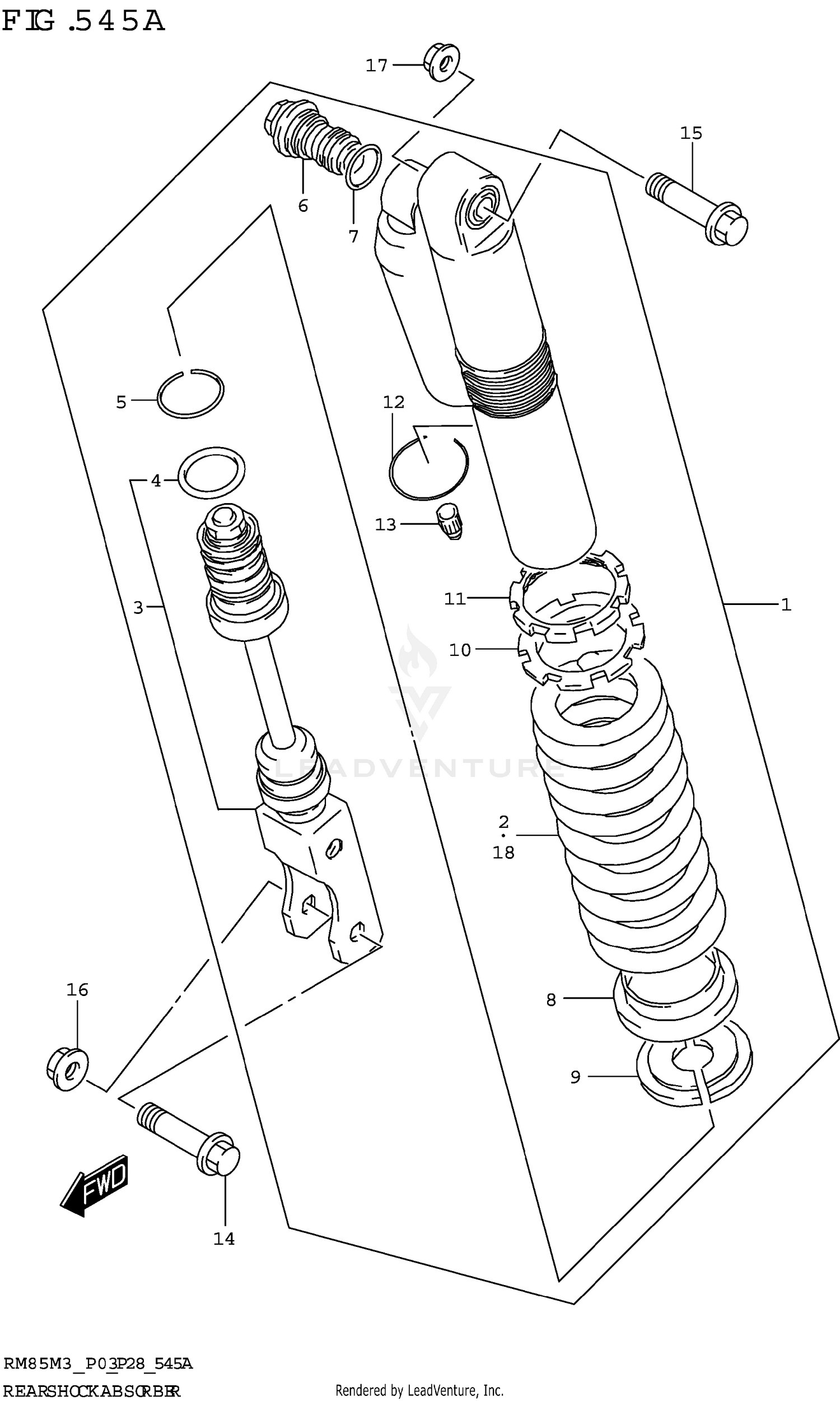 REAR SHOCK ABSORBER