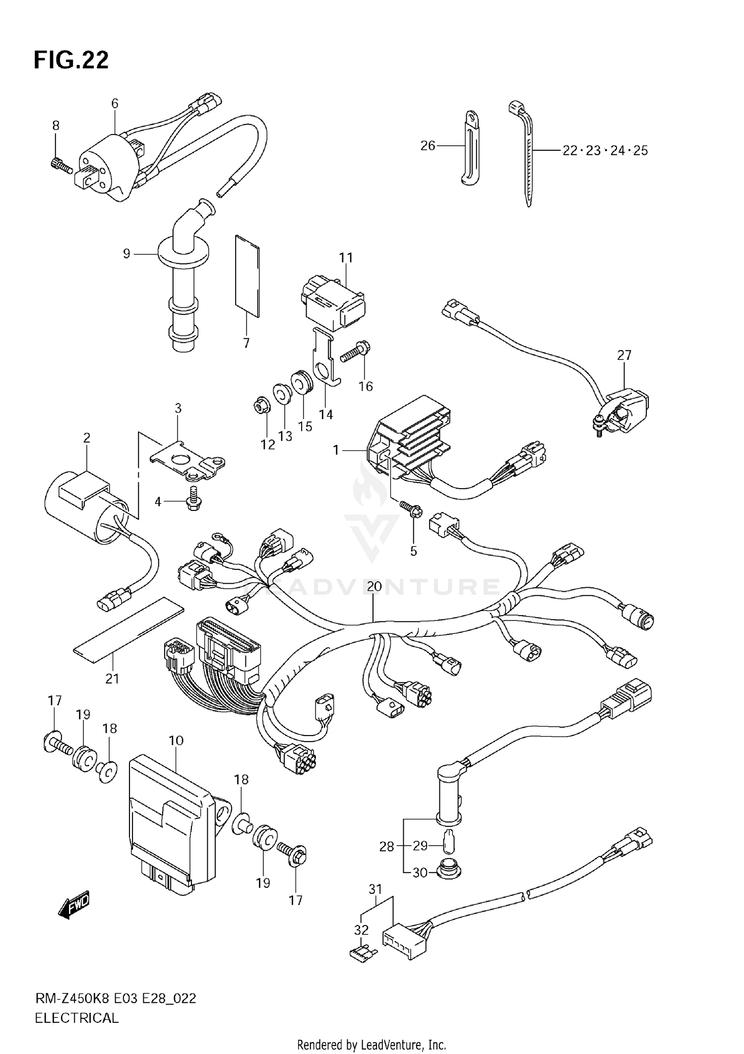 ELECTRICAL (RM-Z450 K8/K9)