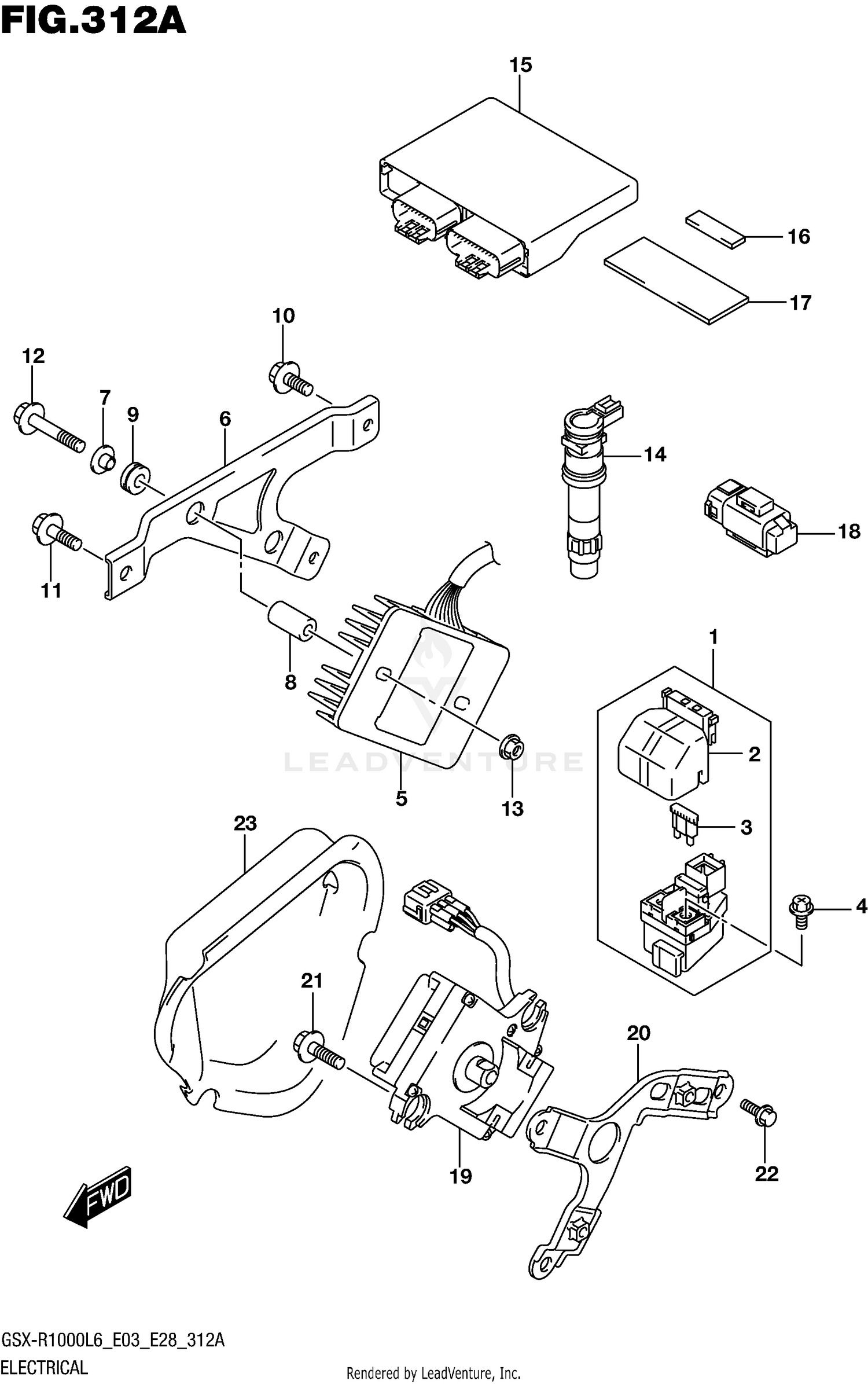 ELECTRICAL (GSX-R1000L6 E03)