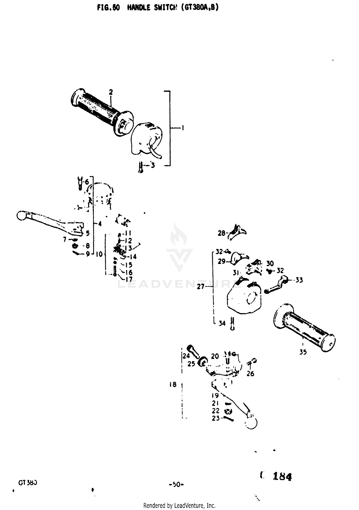 HANDLE SWITCH (GT380M