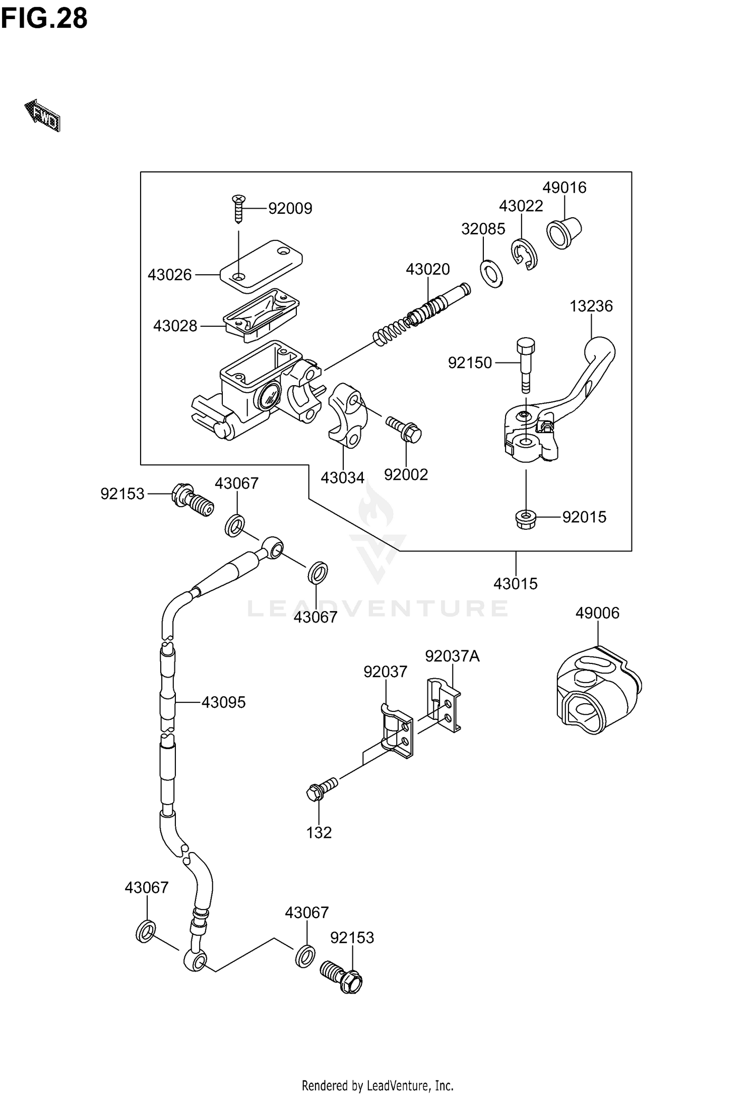 FRONT MASTER CYLINDER