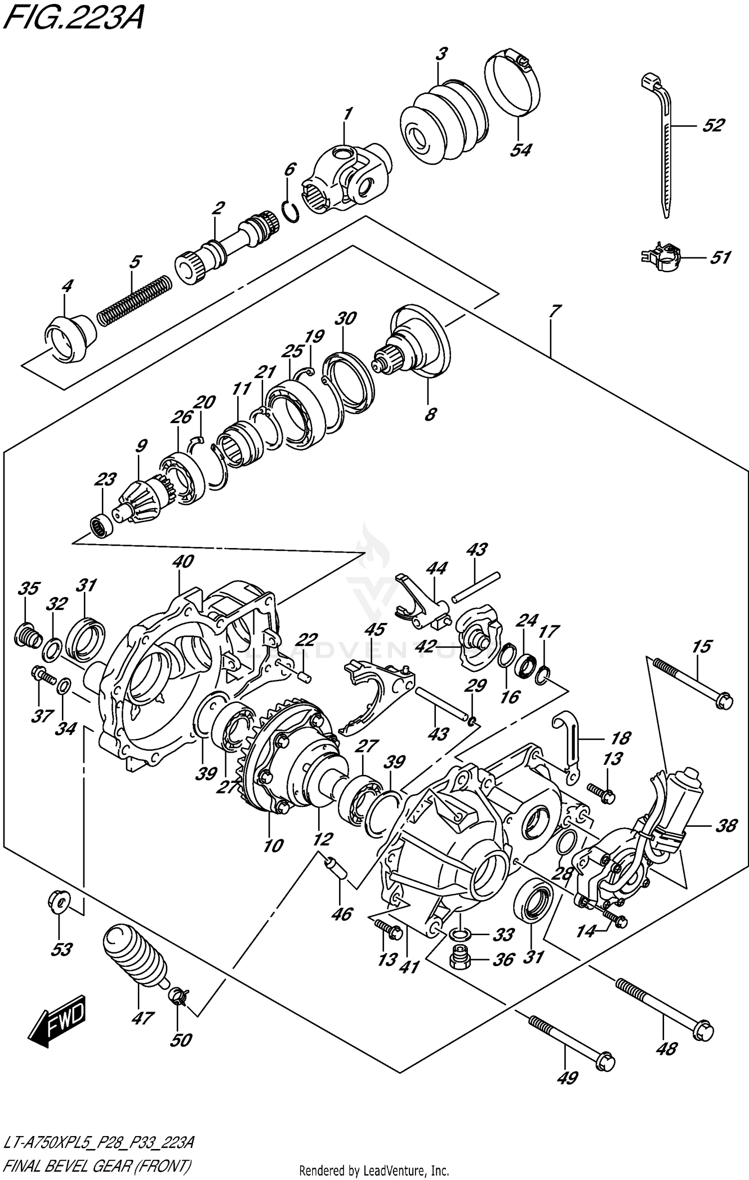 FINAL BEVEL GEAR (FRONT)