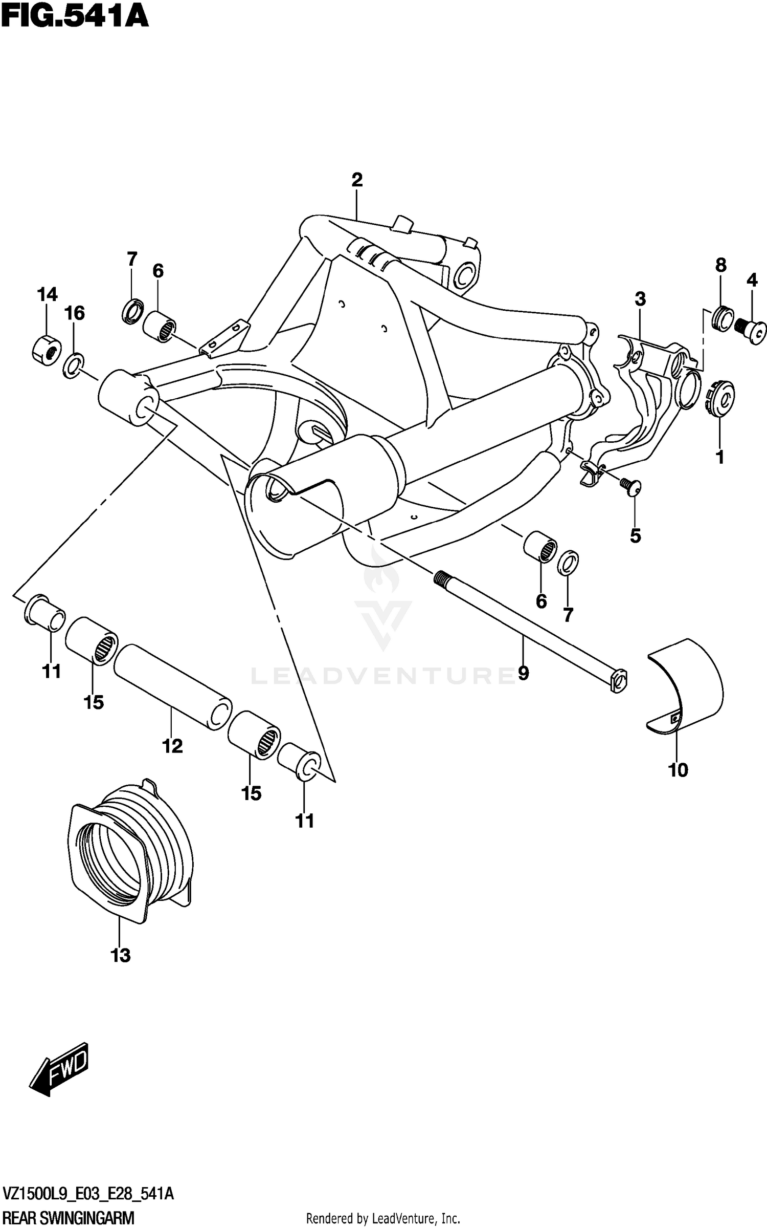 REAR SWINGINGARM