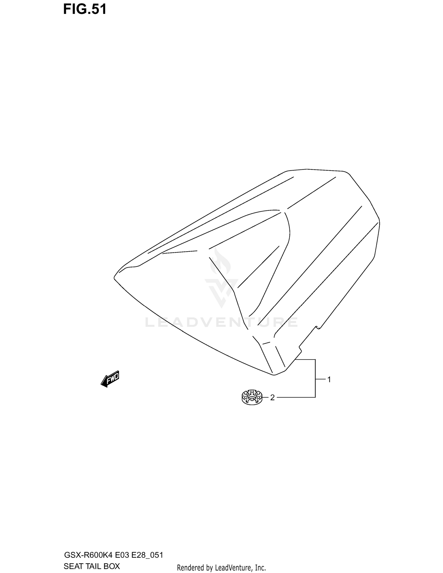 SEAT TAIL BOX (MODEL K4)