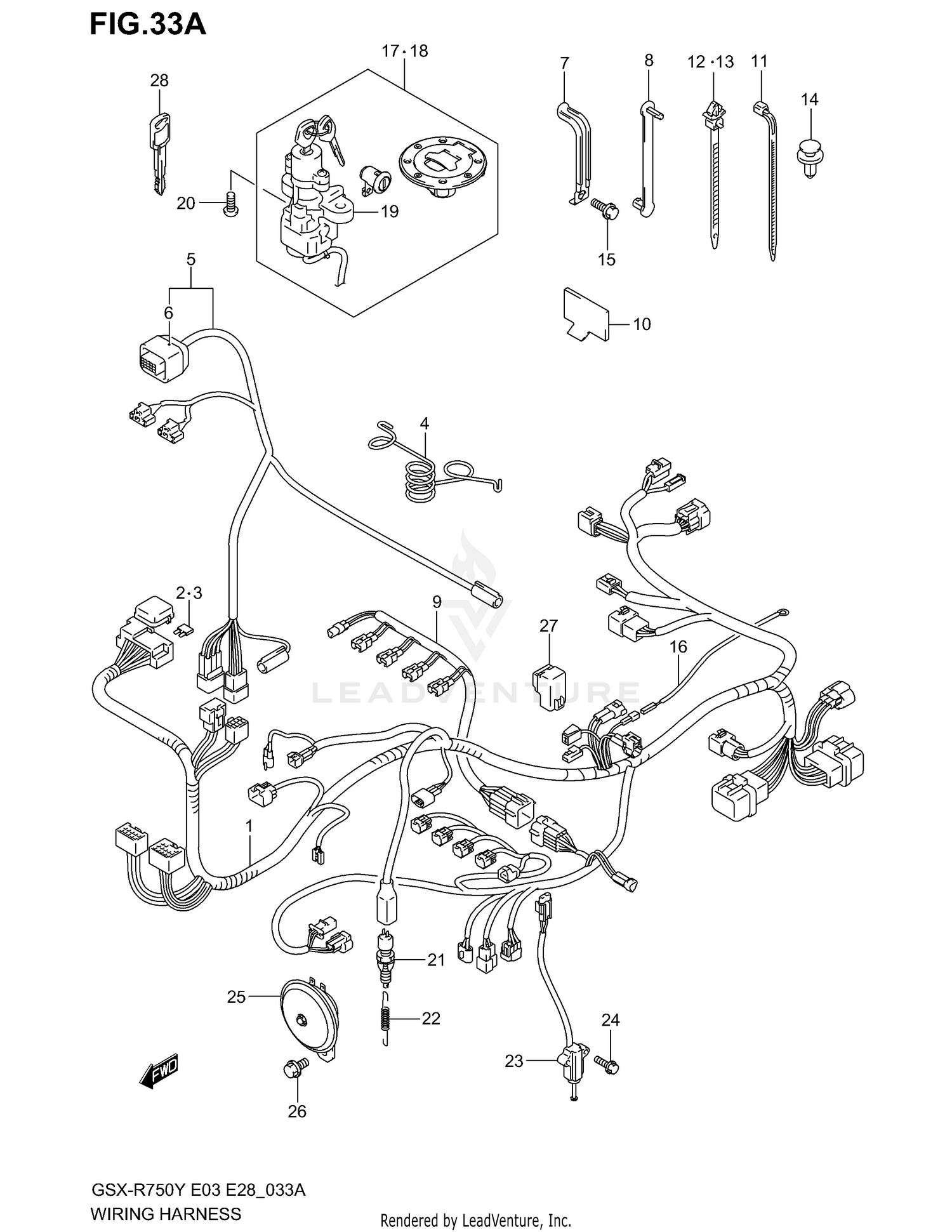 WIRING HARNESS (MODEL K2)