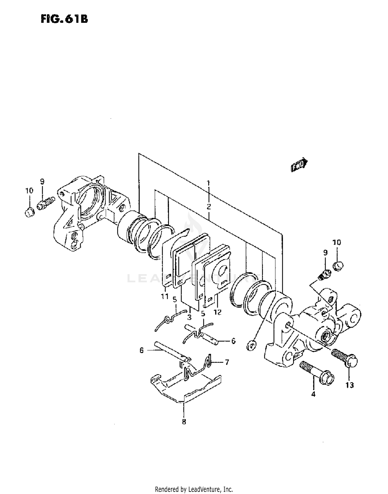 REAR CALIPER (MODEL T)