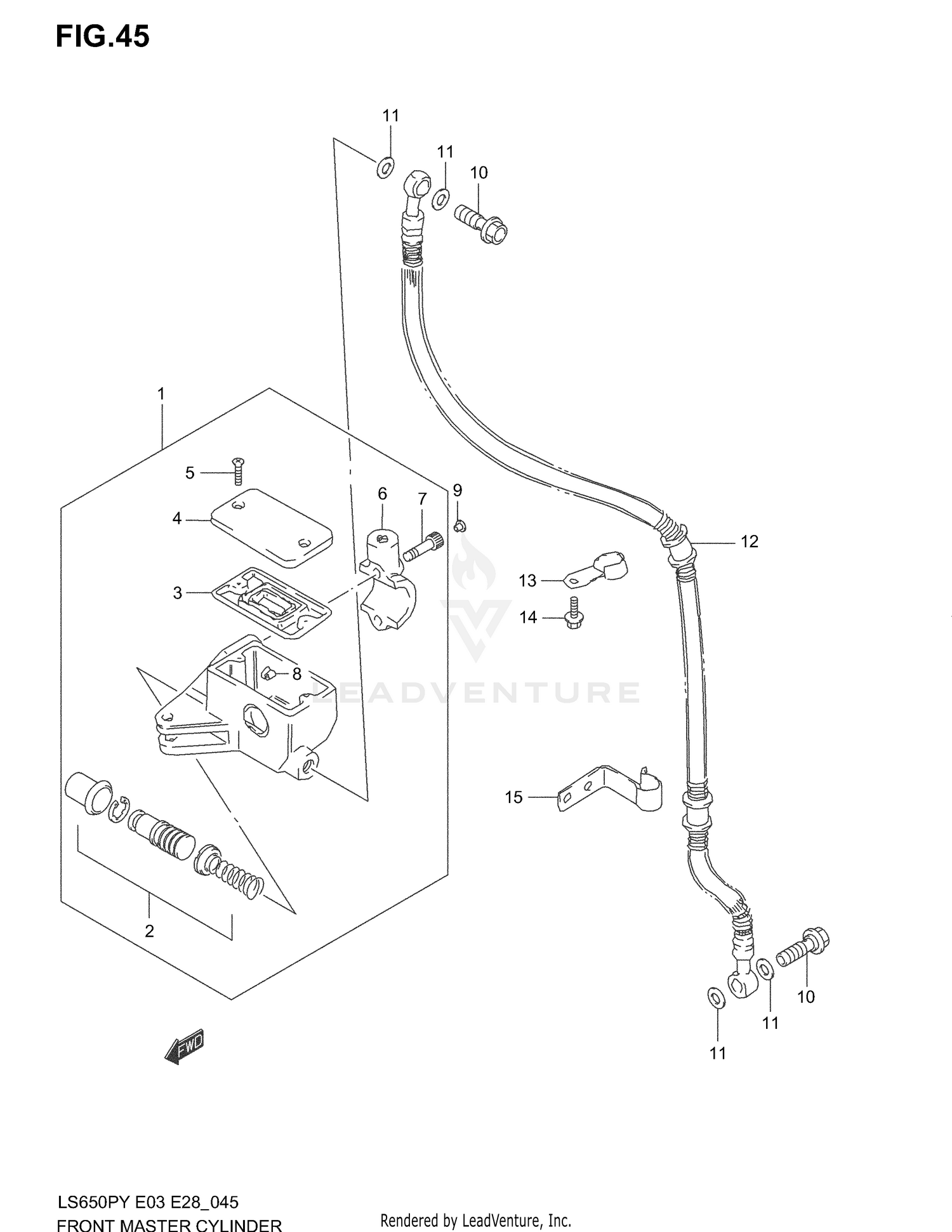 FRONT MASTER CYLINDER