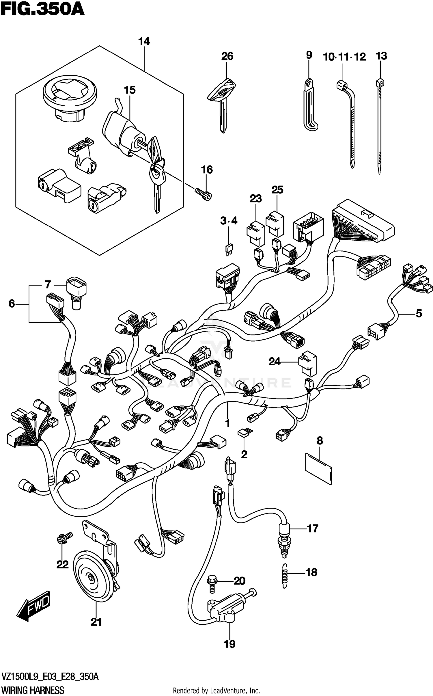 WIRING HARNESS (E03,E28)