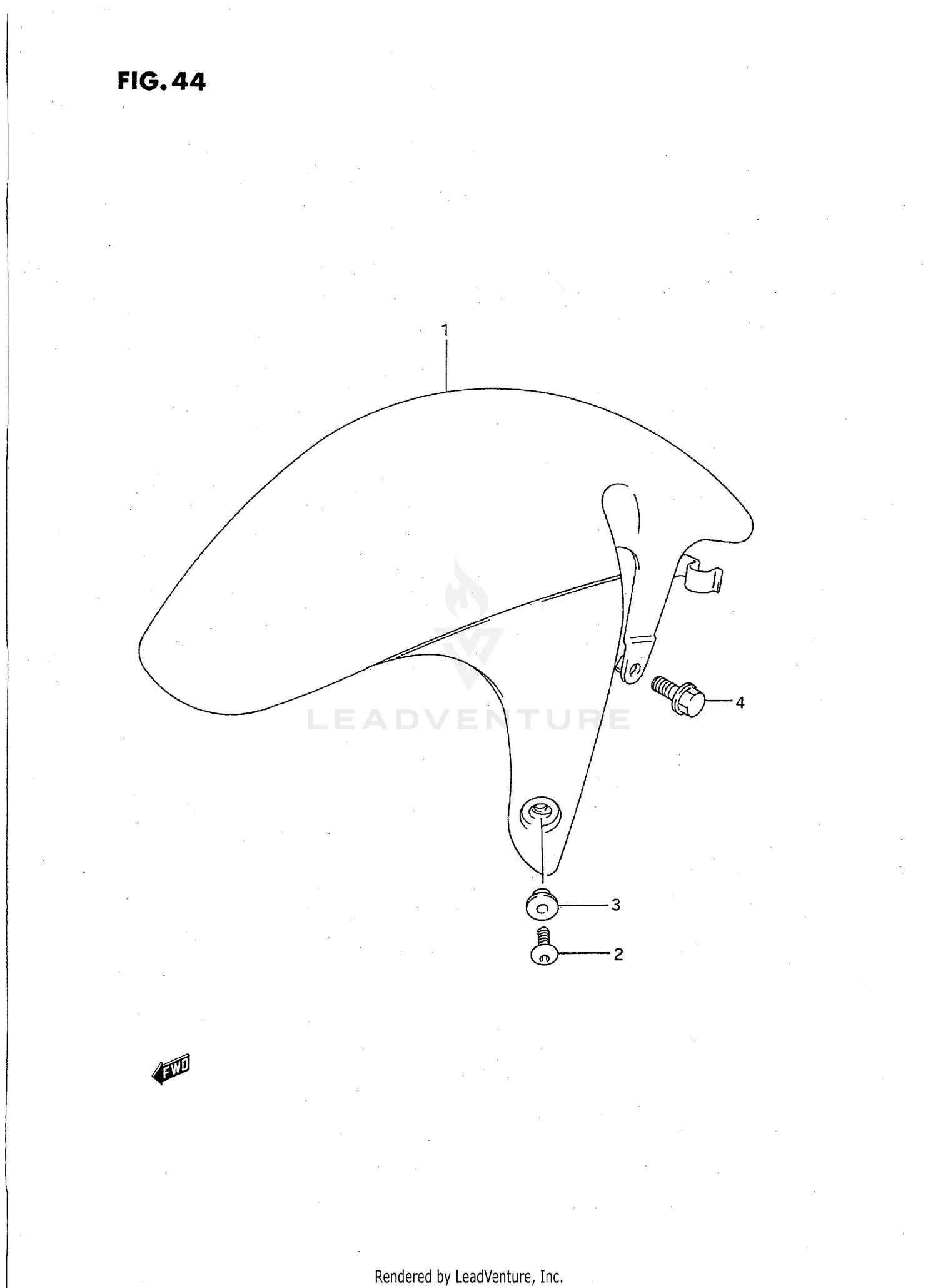 FRONT FENDER (MODEL P)