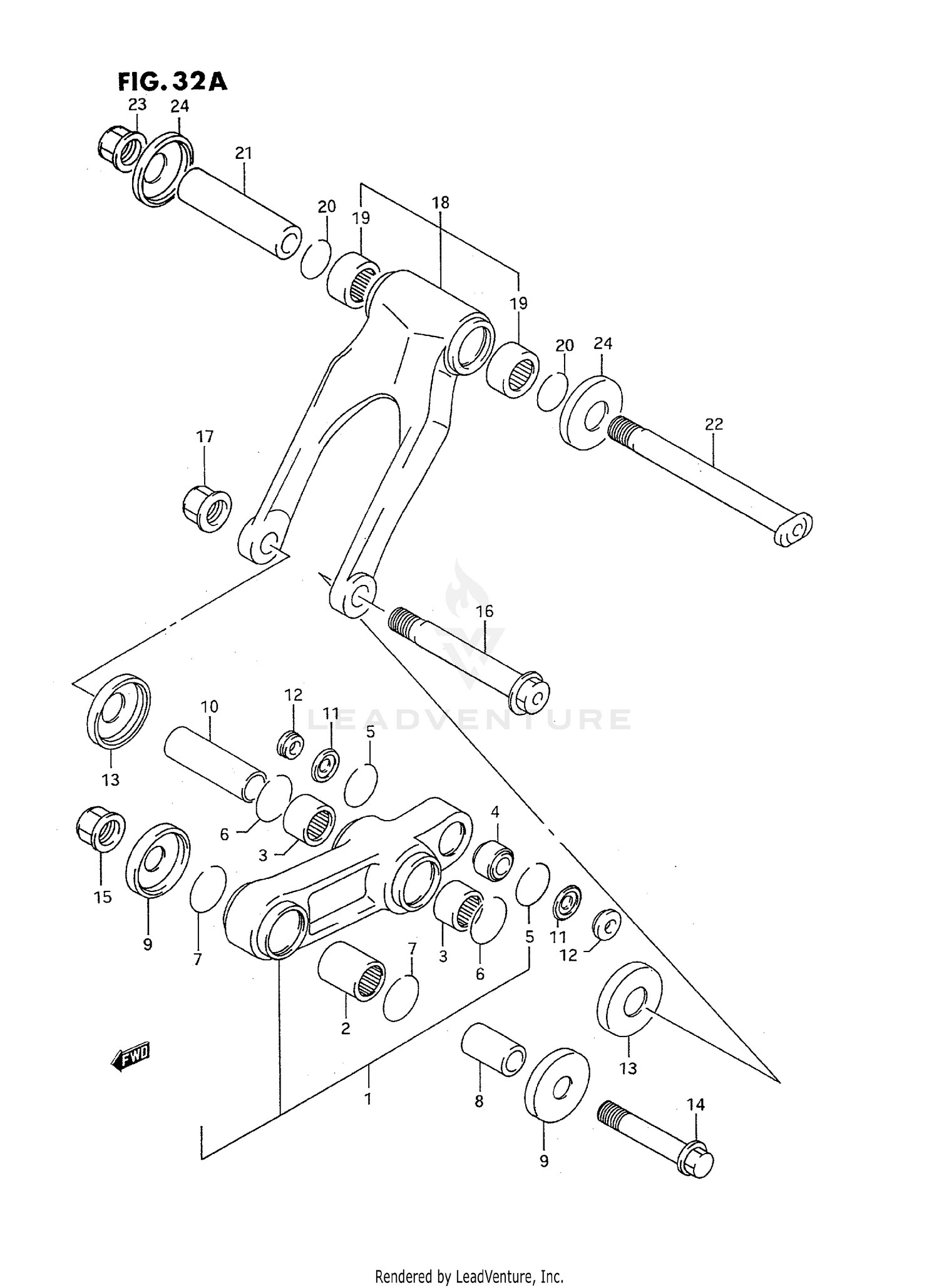CUSHION LEVER (MODEL P/R/S)