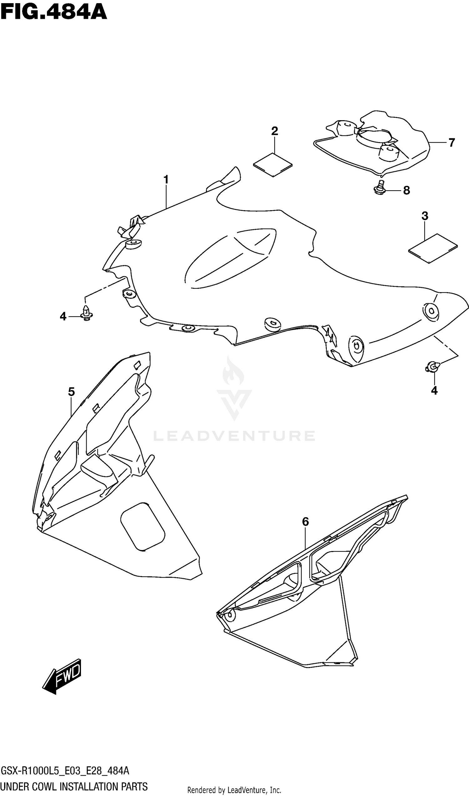 UNDER COWL INSTALLATION PARTS