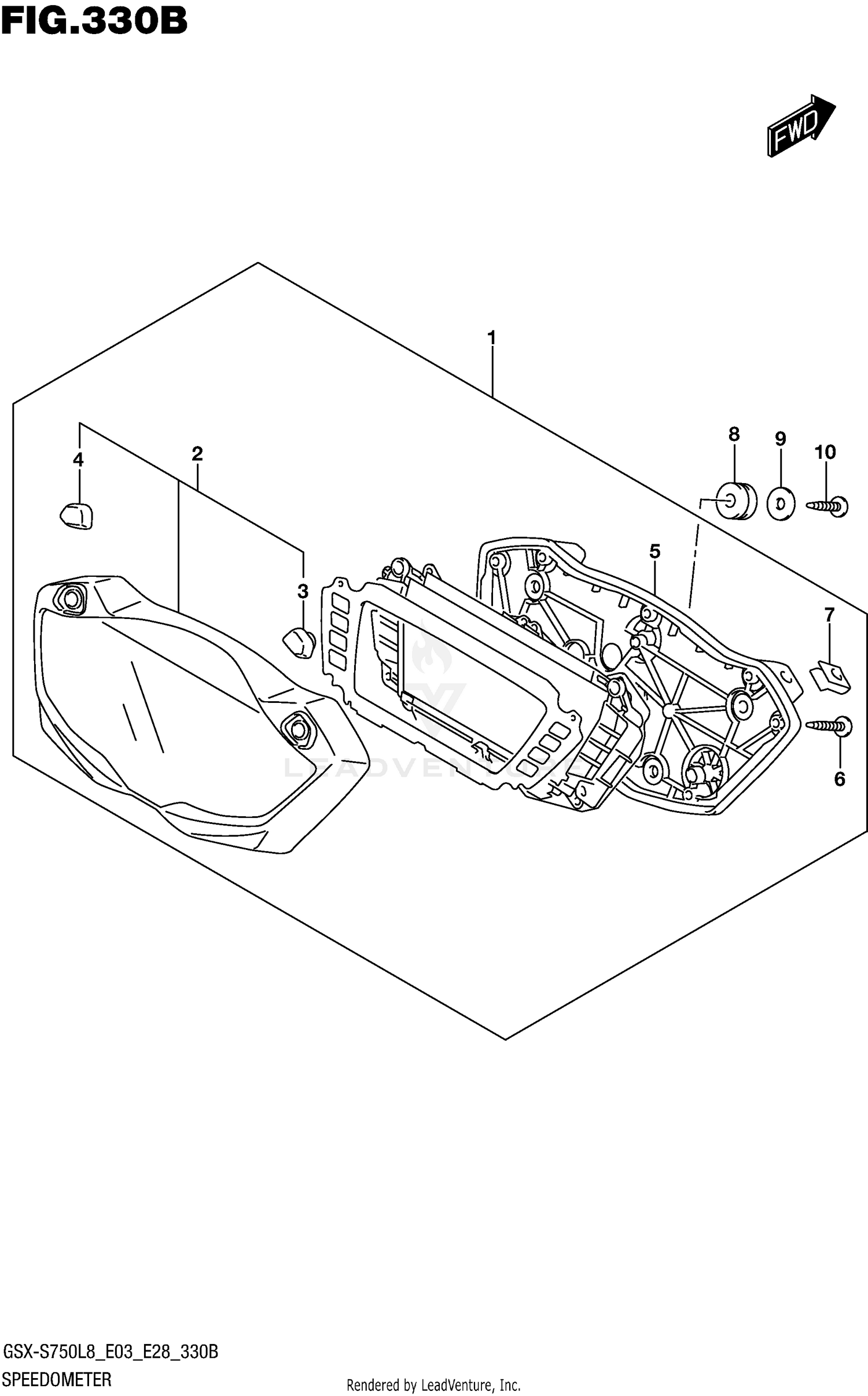SPEEDOMETER (GSX-S750L8 E33)