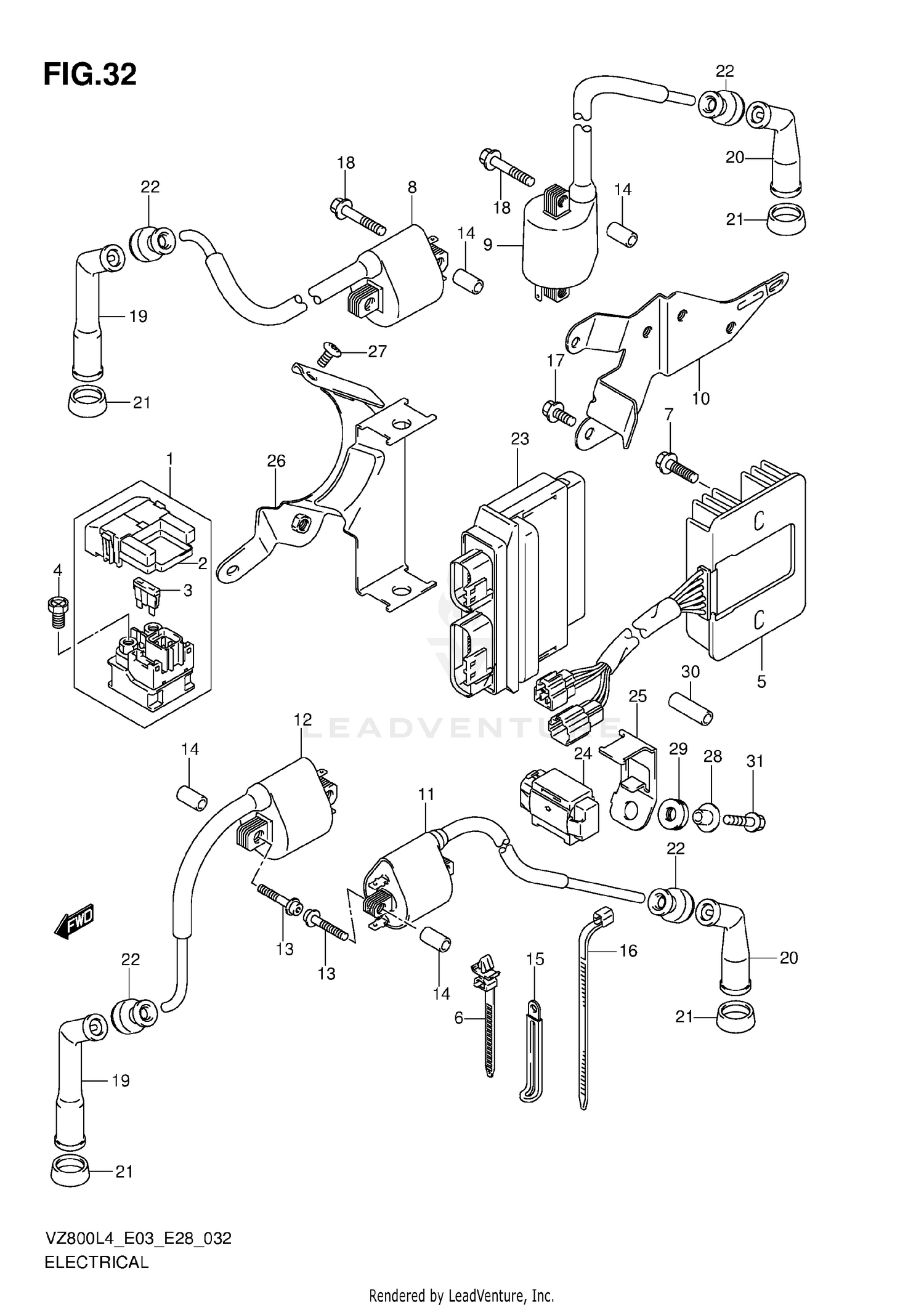 ELECTRICAL (VZ800L4 E33)
