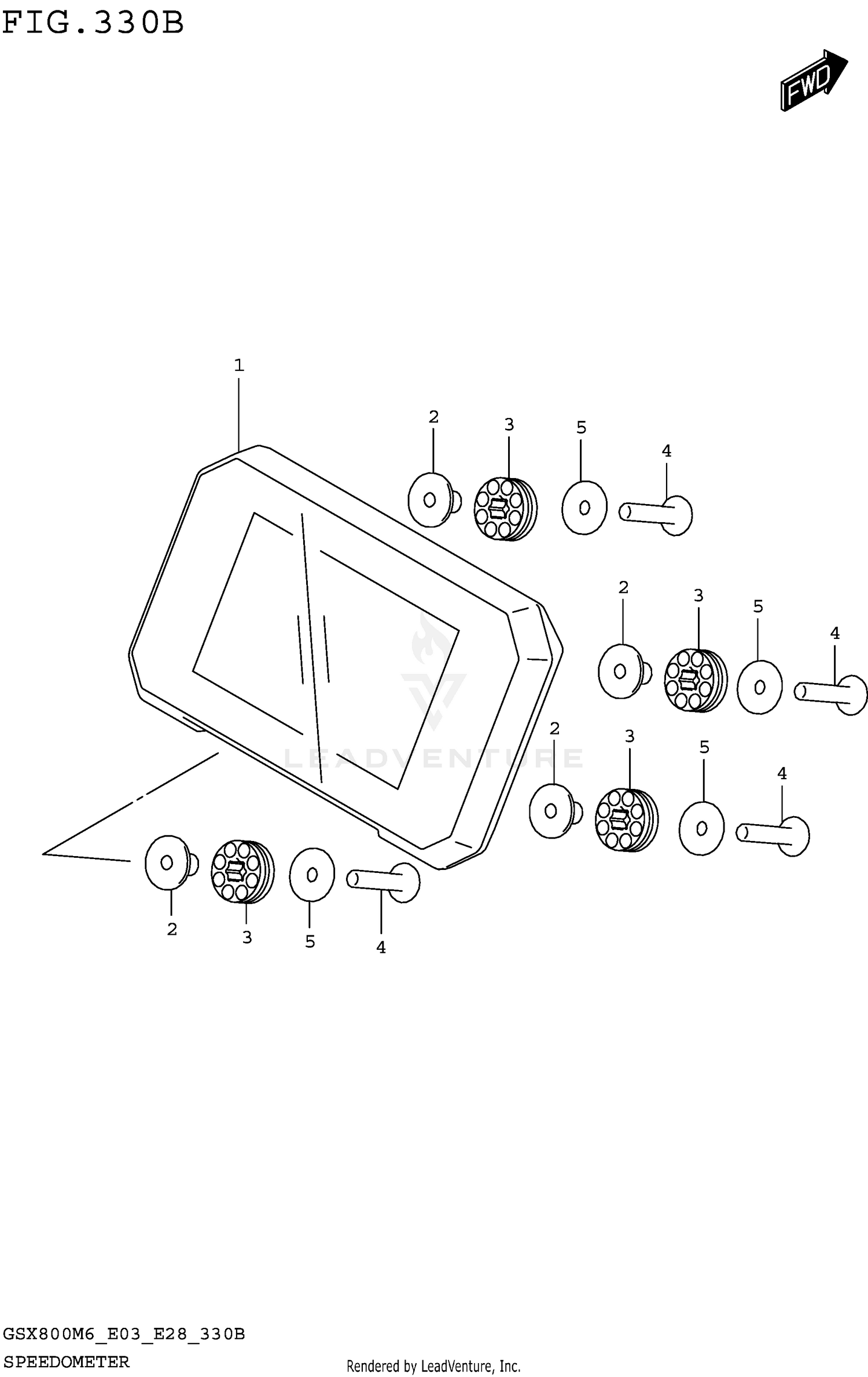 SPEEDOMETER (GSX800RQM6_E28)