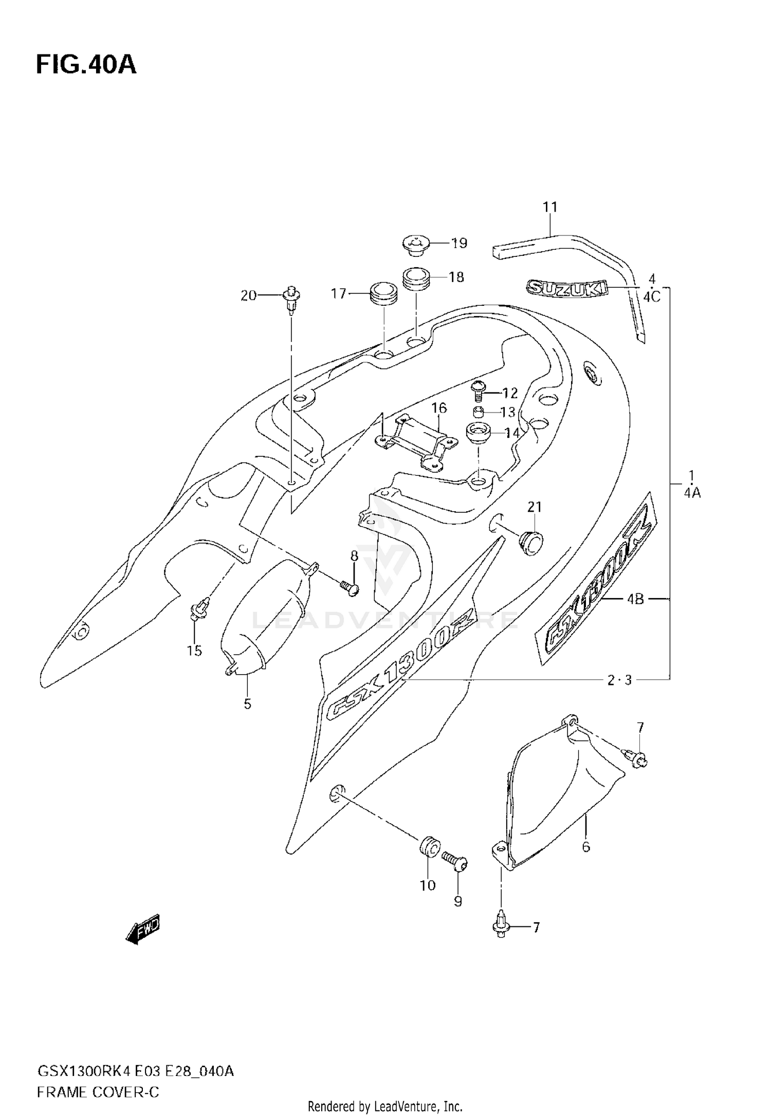 FRAME COVER (MODEL K5)