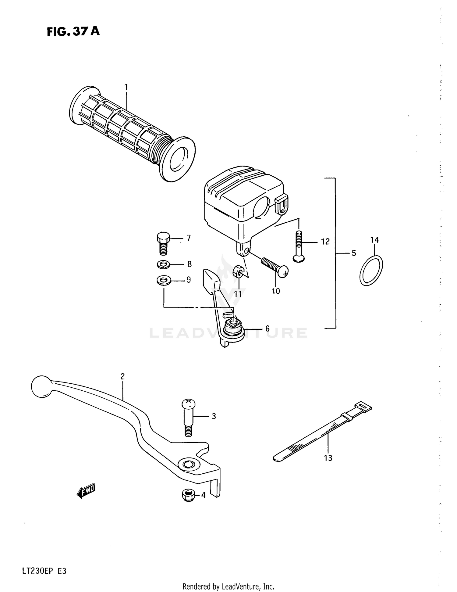 RIGHT HANDLE SWITCH (MODEL M/N/P)