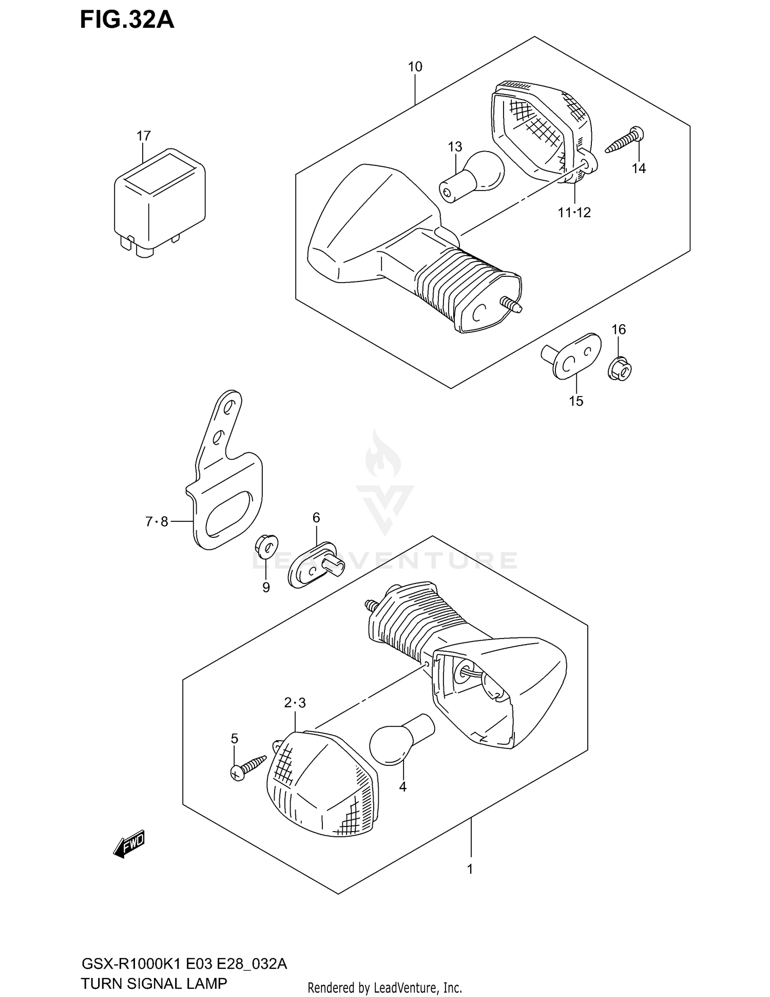 TURN SIGNAL LAMP (MODEL K2)