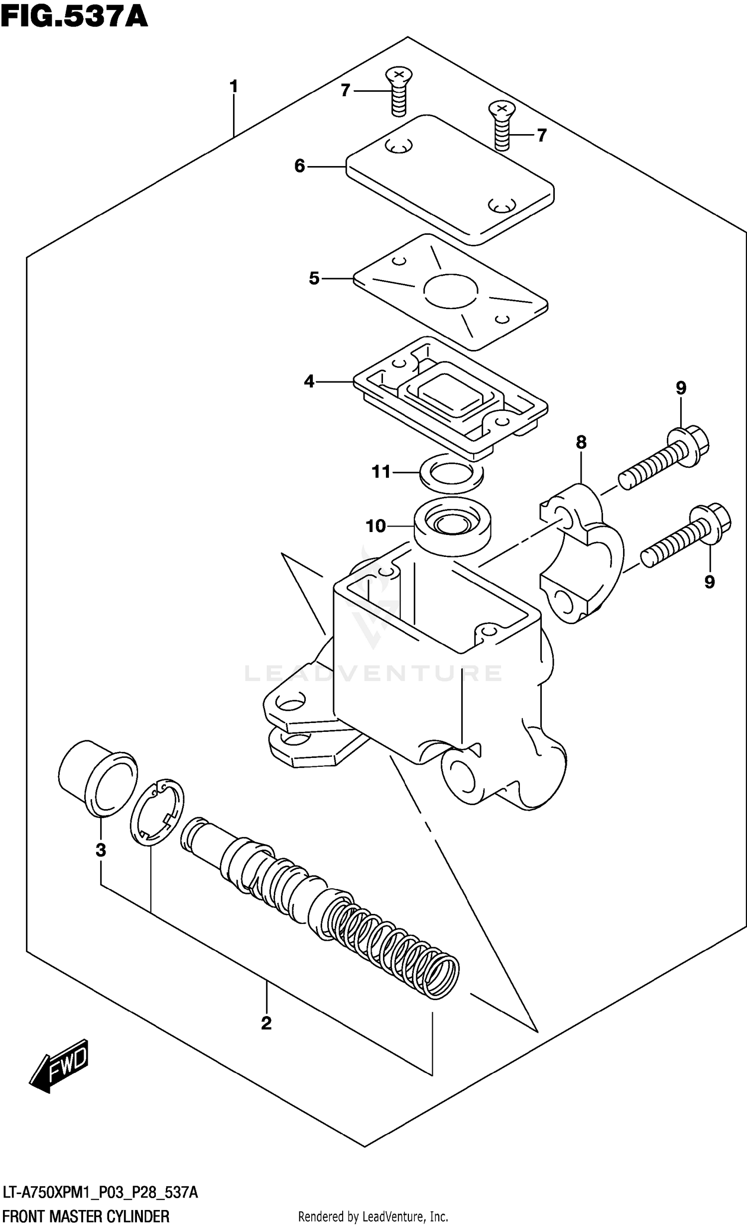 FRONT MASTER CYLINDER