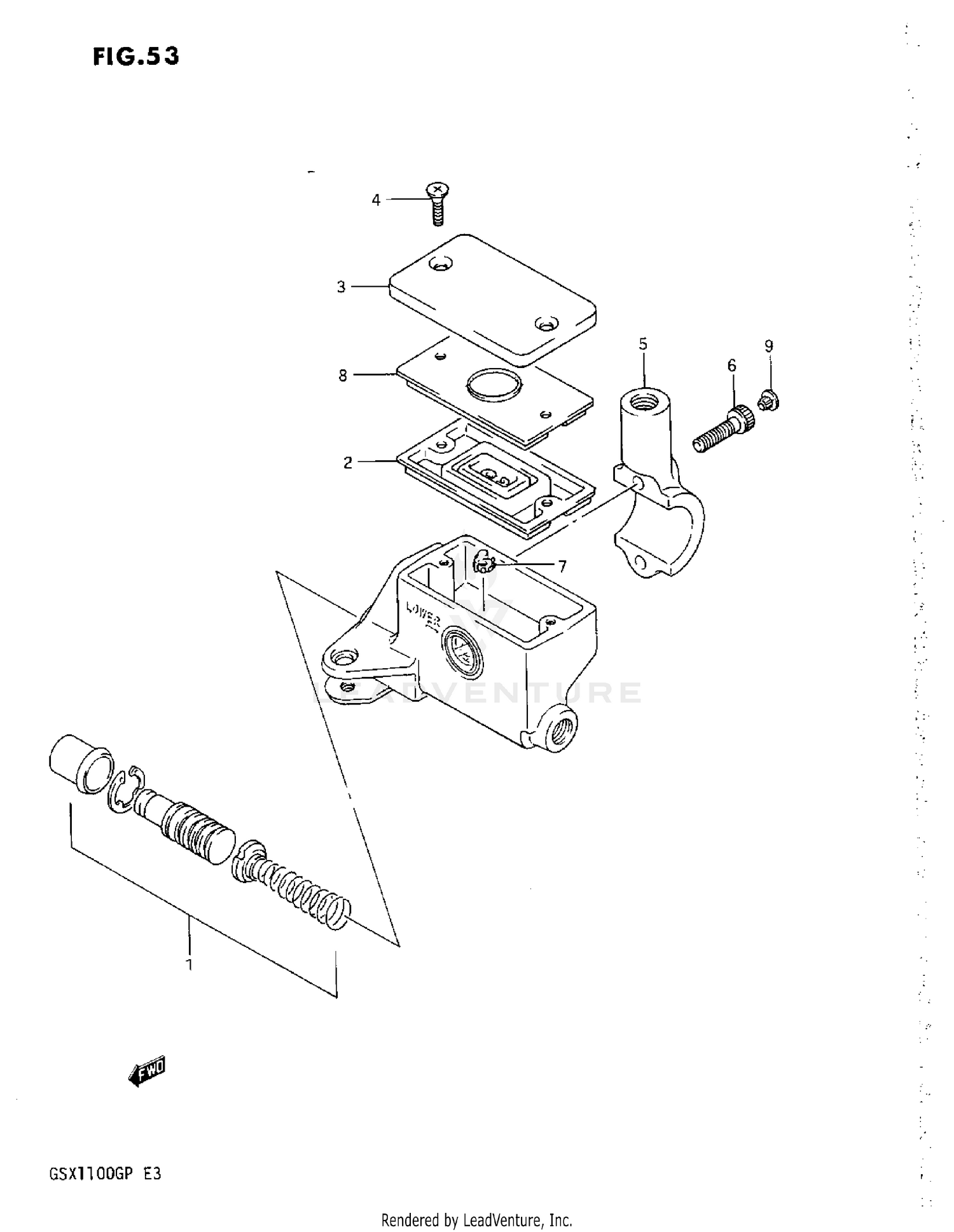 FRONT MASTER CYLINDER