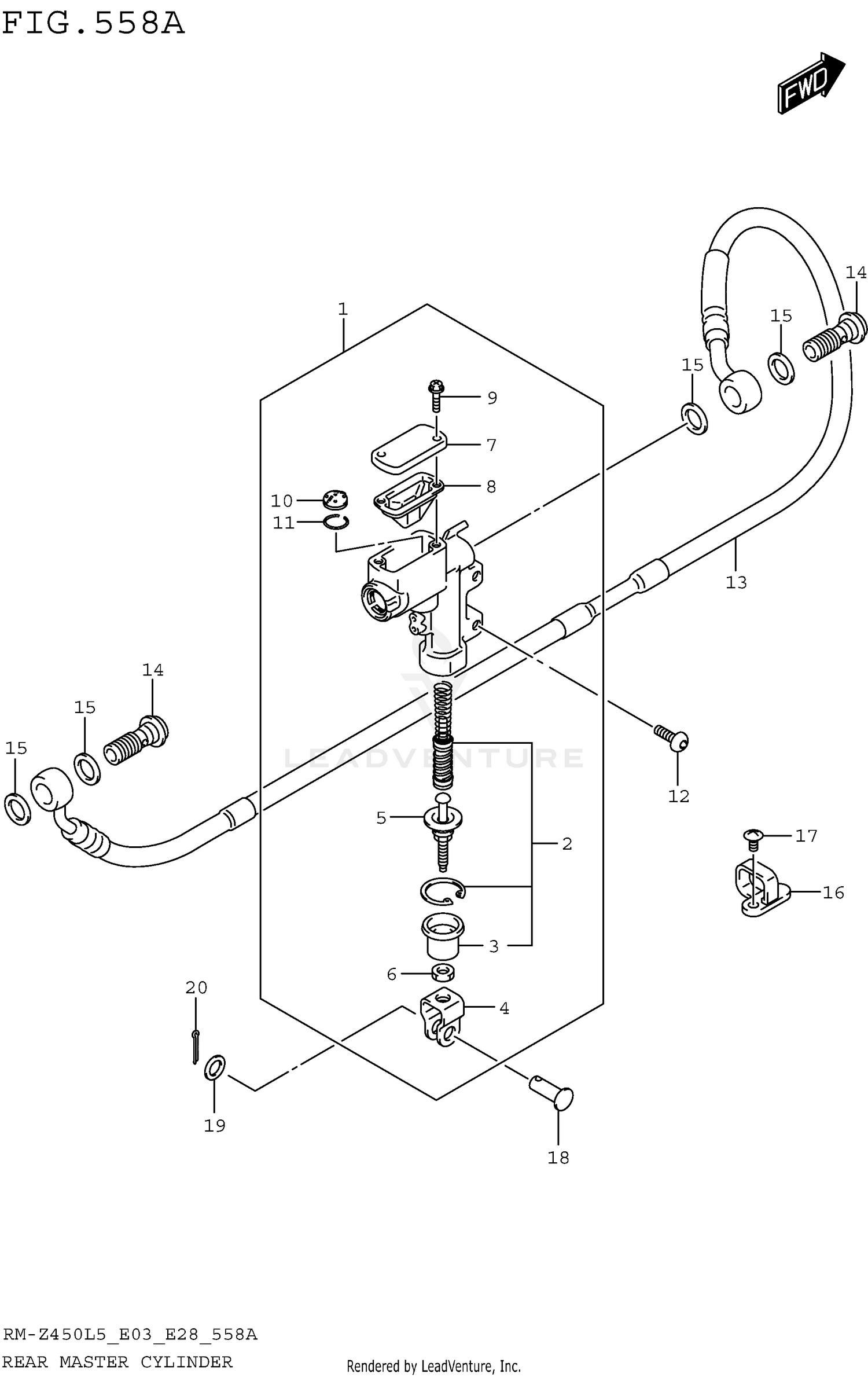 REAR MASTER CYLINDER