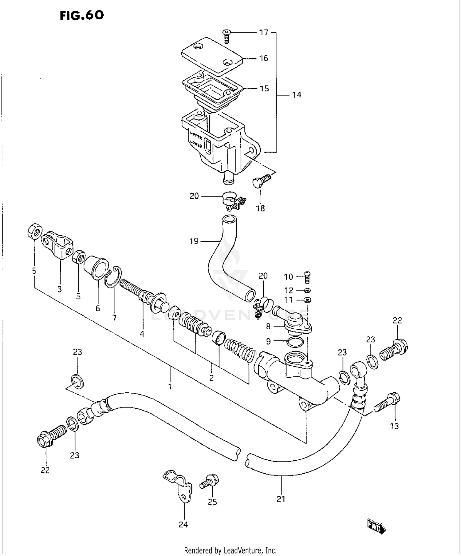 REAR MASTER CYLINDER