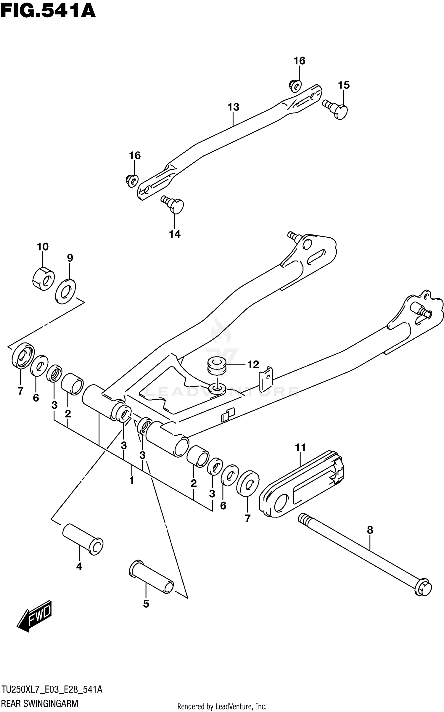 REAR SWINGINGARM