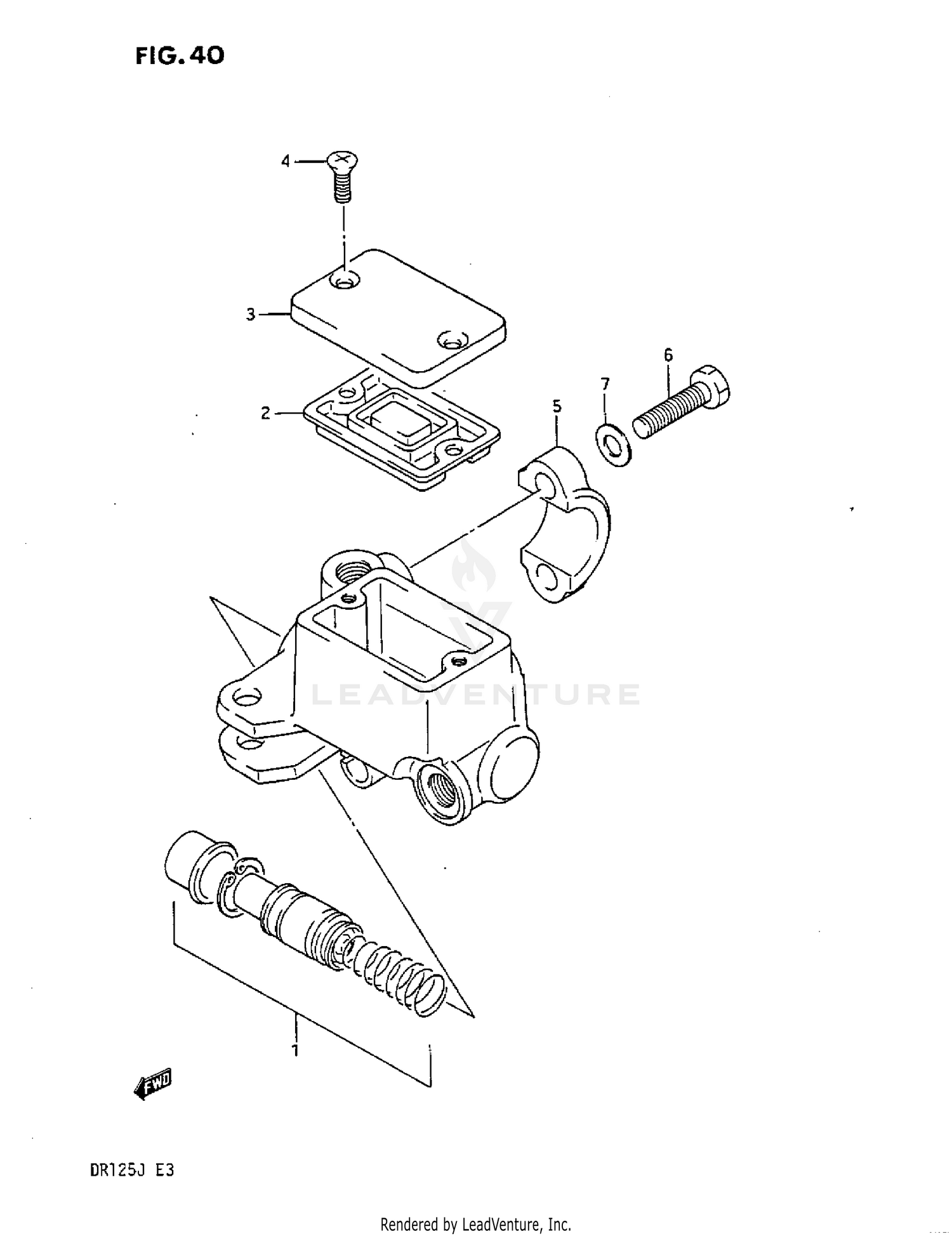 FRONT MASTER CYLINDER