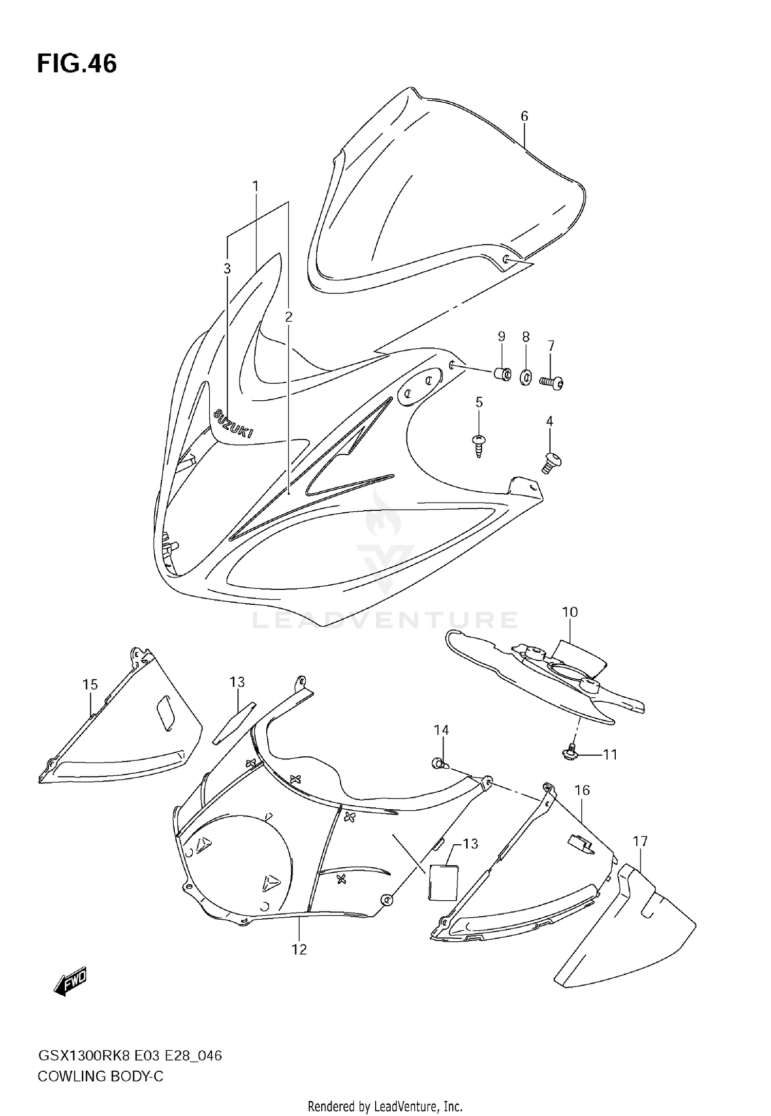 COWLING BODY (MODEL K8)