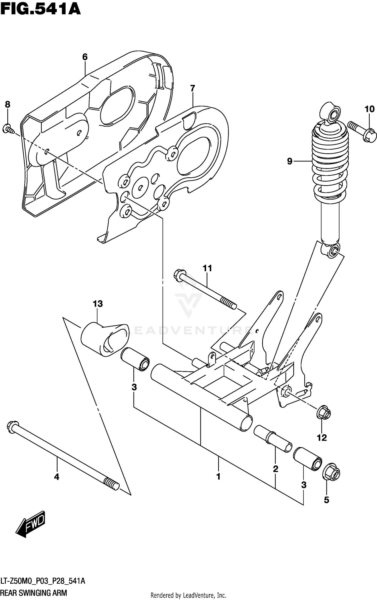 REAR SWINGINGARM