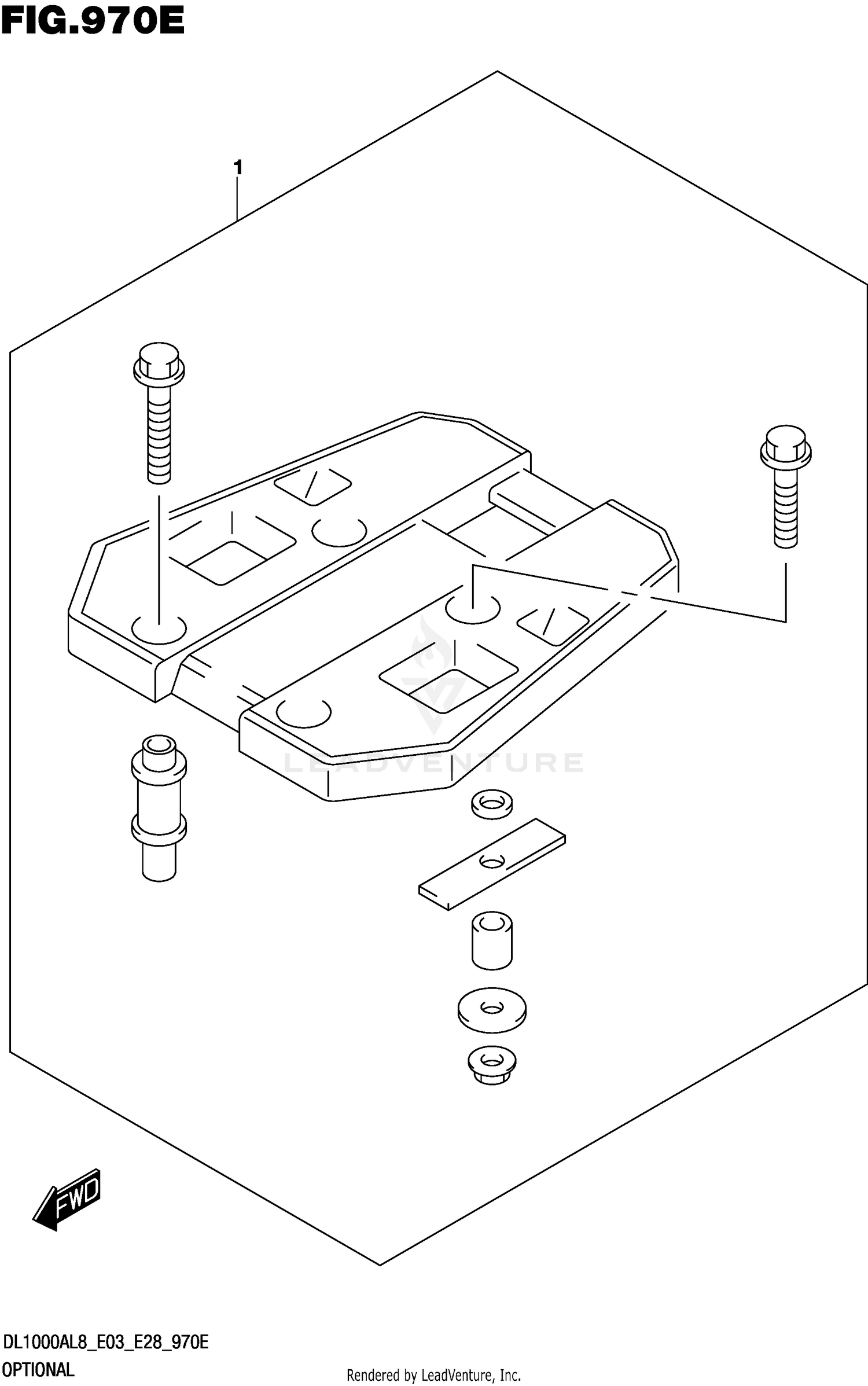 OPTIONAL (TOP CASE BRACKET SET)