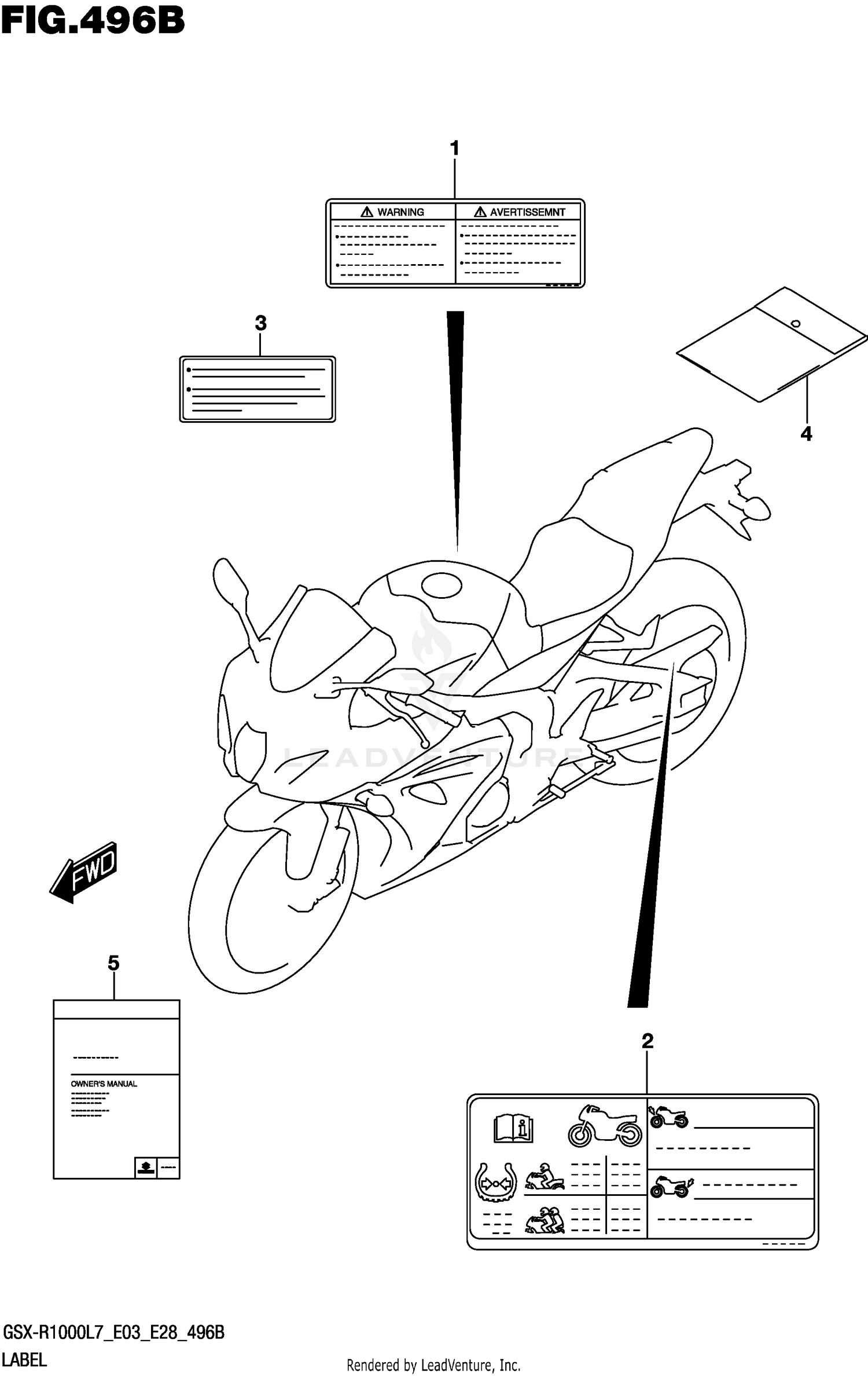 LABEL (GSX-R1000L7 E28)