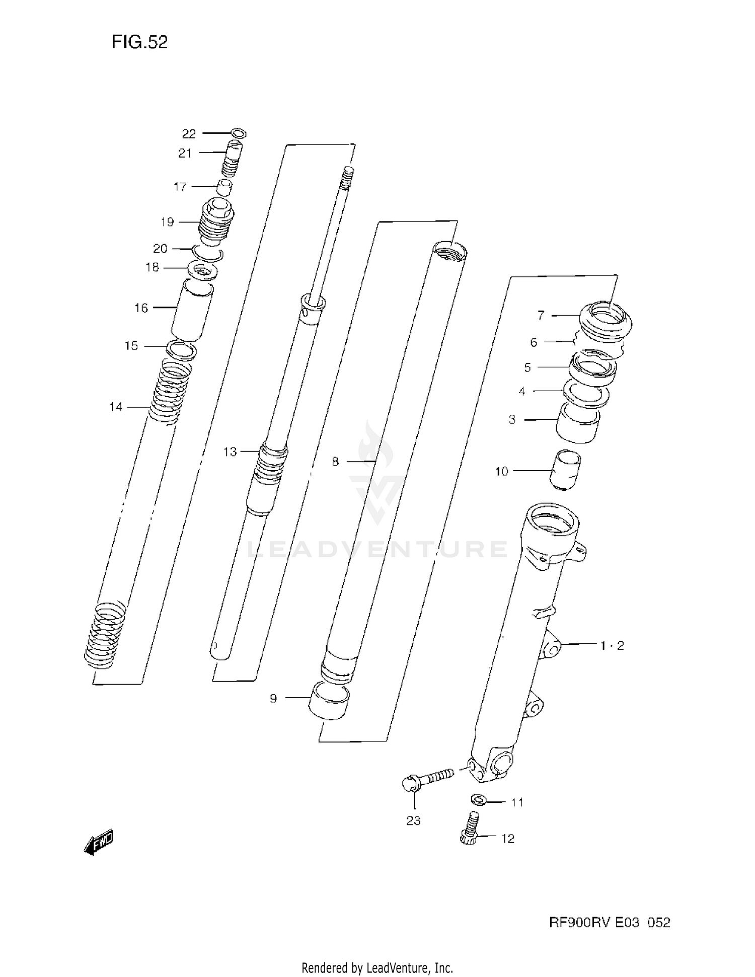FRONT DAMPER  (MODEL R/S)