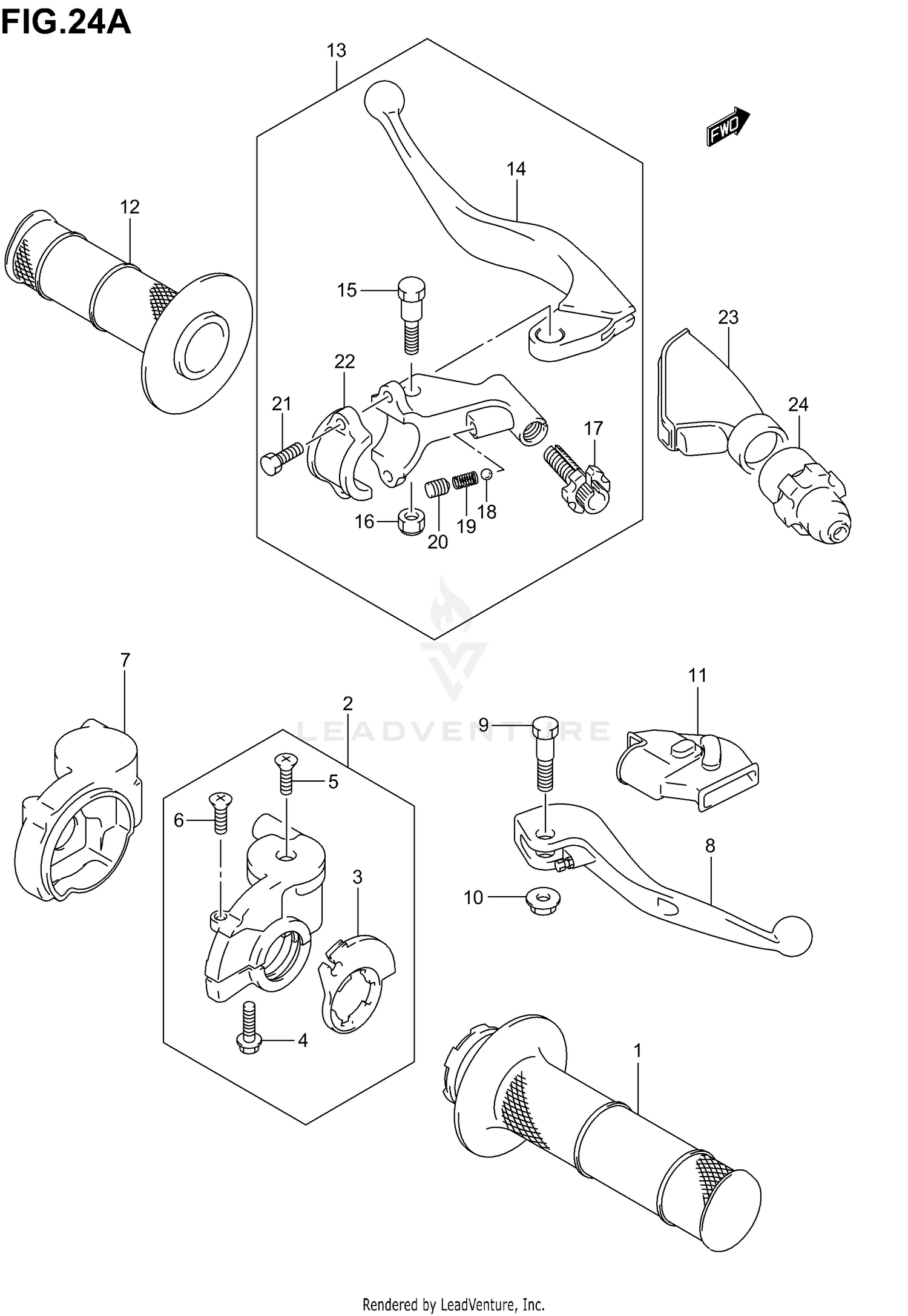 HANDLE LEVER (MODEL K4/K5/K6)