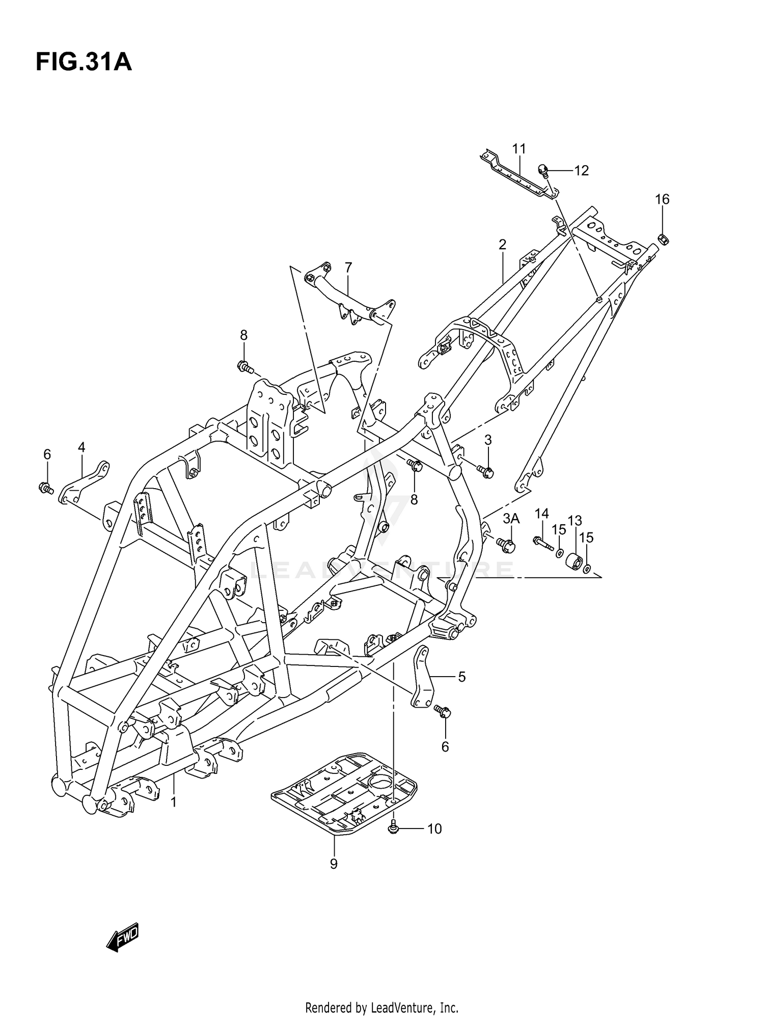 FRAME (MODEL K5/K6/K7)
