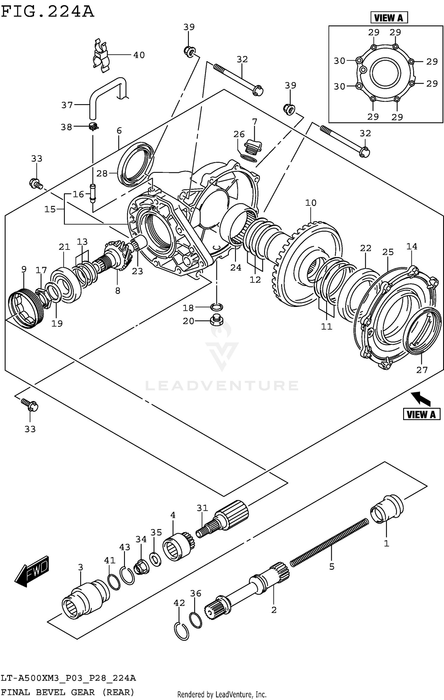 FINAL BEVEL GEAR (REAR)
