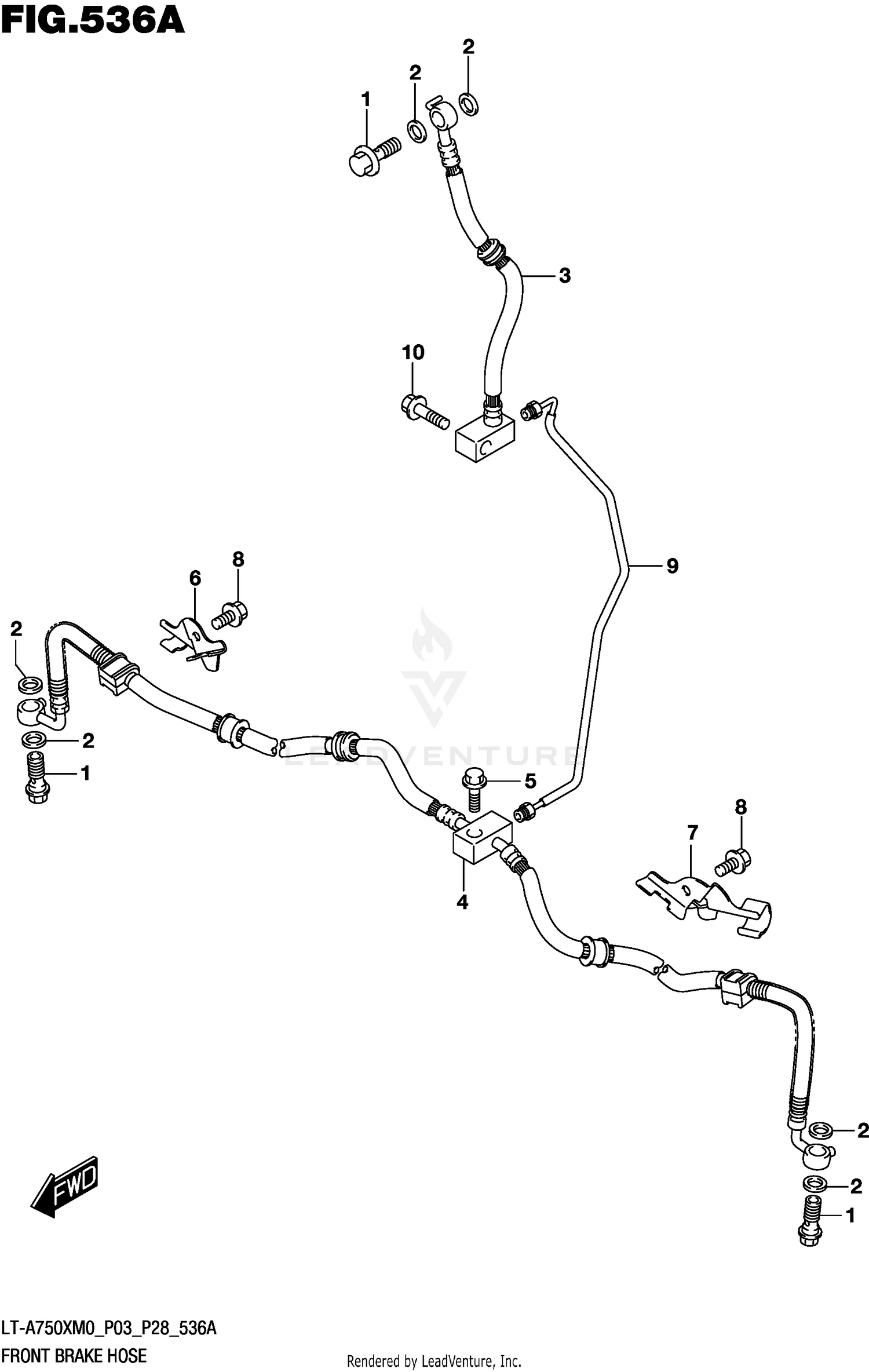 FRONT BRAKE HOSE