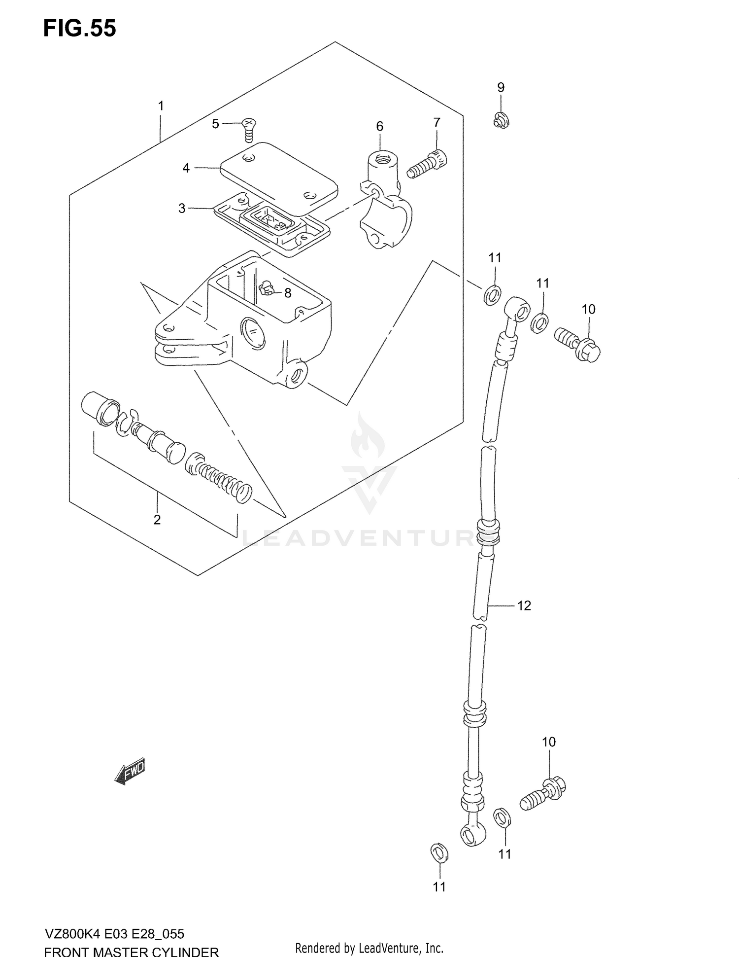 FRONT MASTER CYLINDER