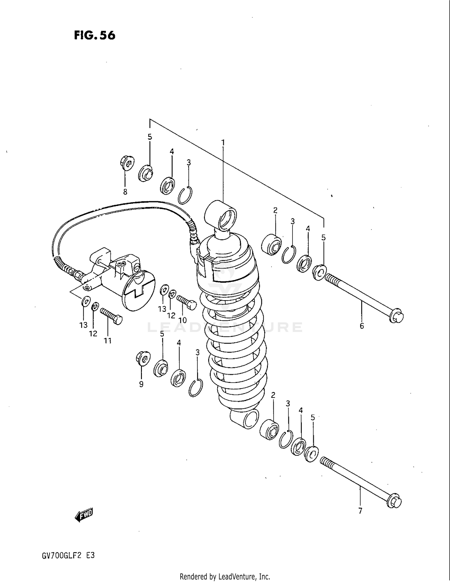REAR SHOCK ABSORBER