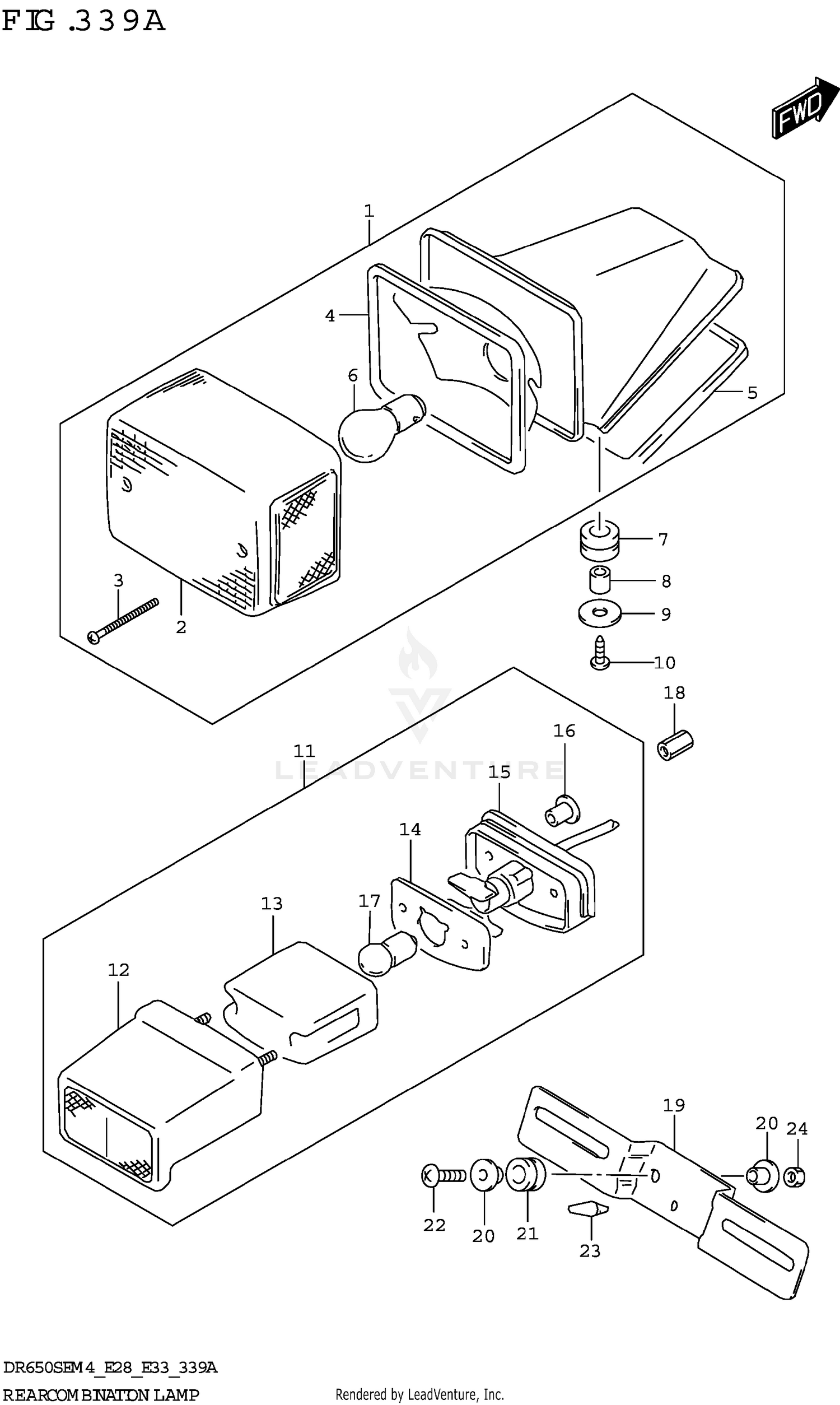 REAR COMBINATION LAMP